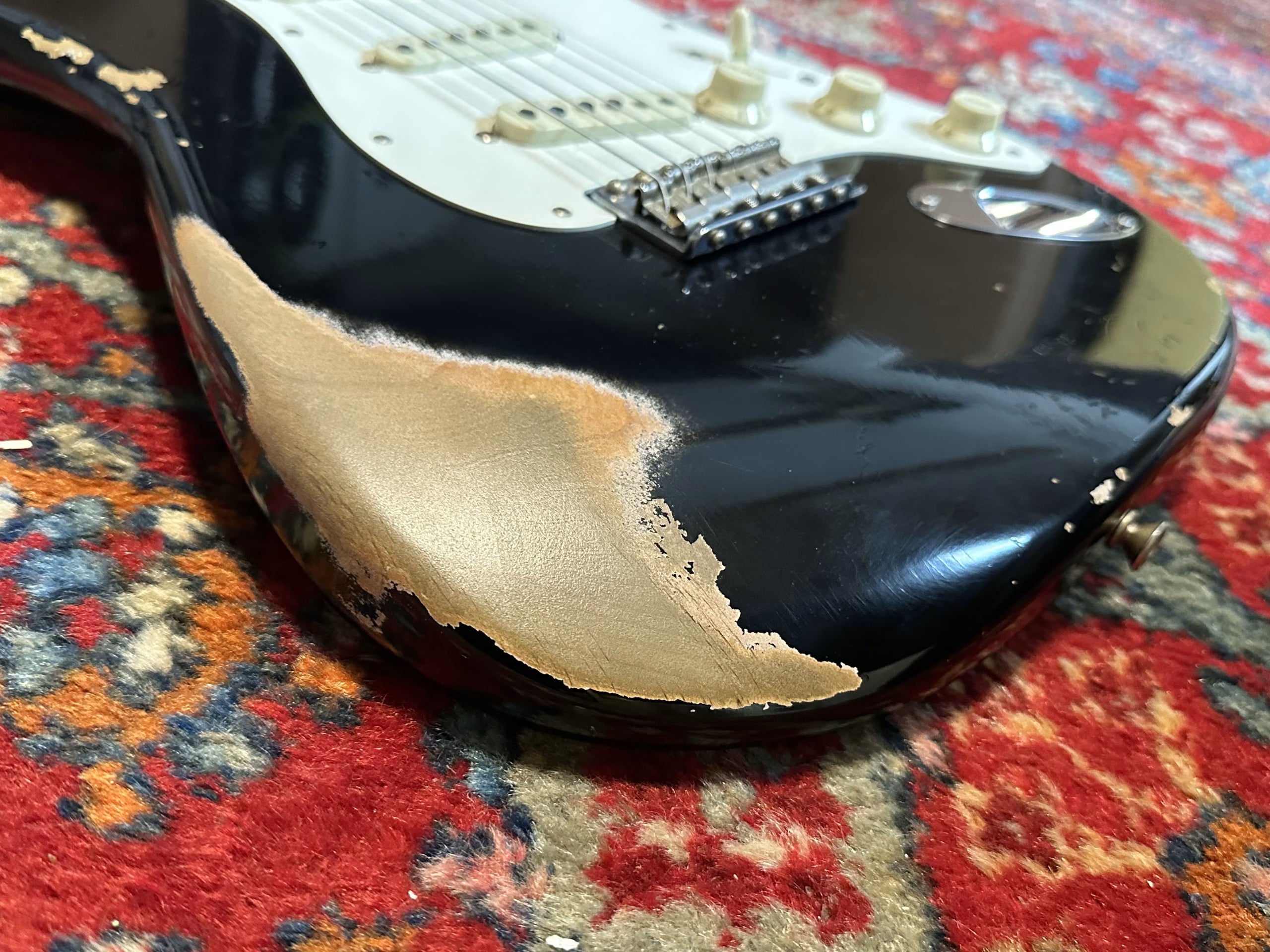 SOLD - 2019 Fender Custom Shop '59 Heavy Relic Stratocaster Black