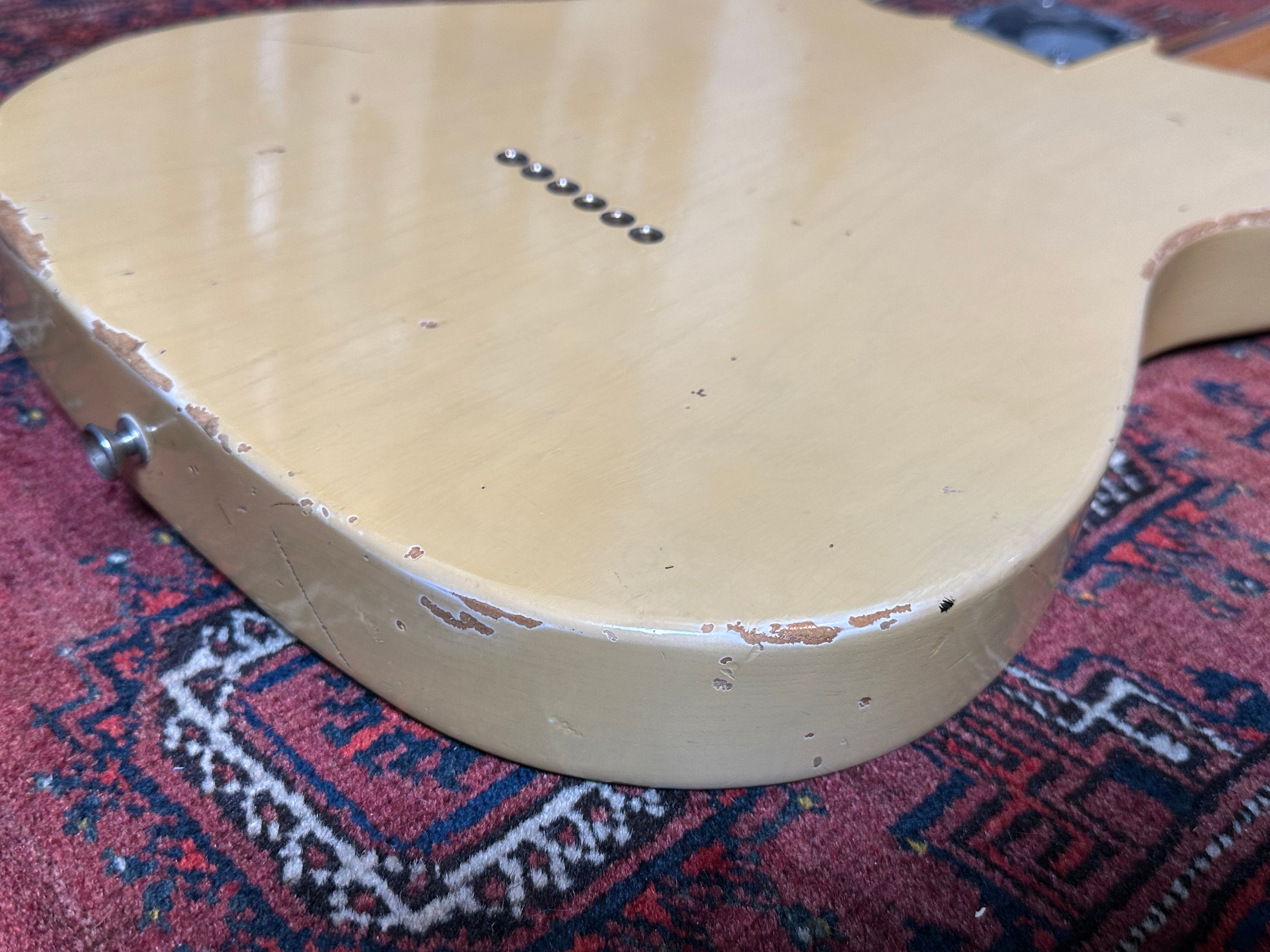SOLD – 1997 Fender Custom Shop ’51 Cunetto Relic Nocaster Blonde