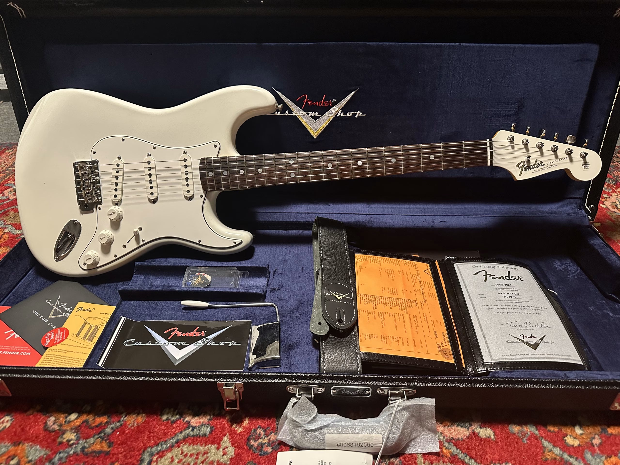 Fender Custom Shop '65 Closet Classic Stratocaster 2023 Arctic White
