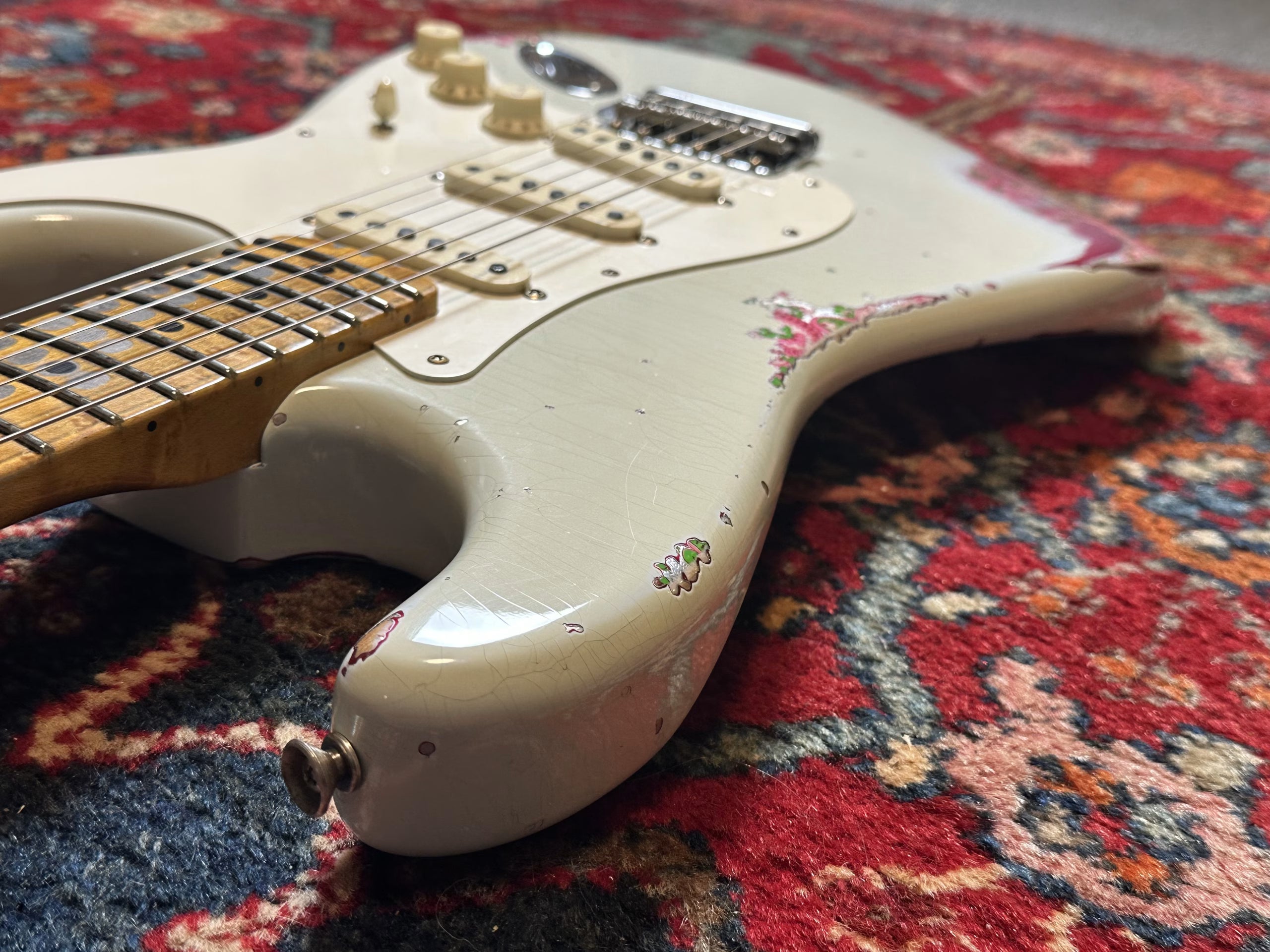 SOLD - 2023 Fender Custom Shop Mischief Maker LTD Heavy Relic Sonic Blue over Paisley