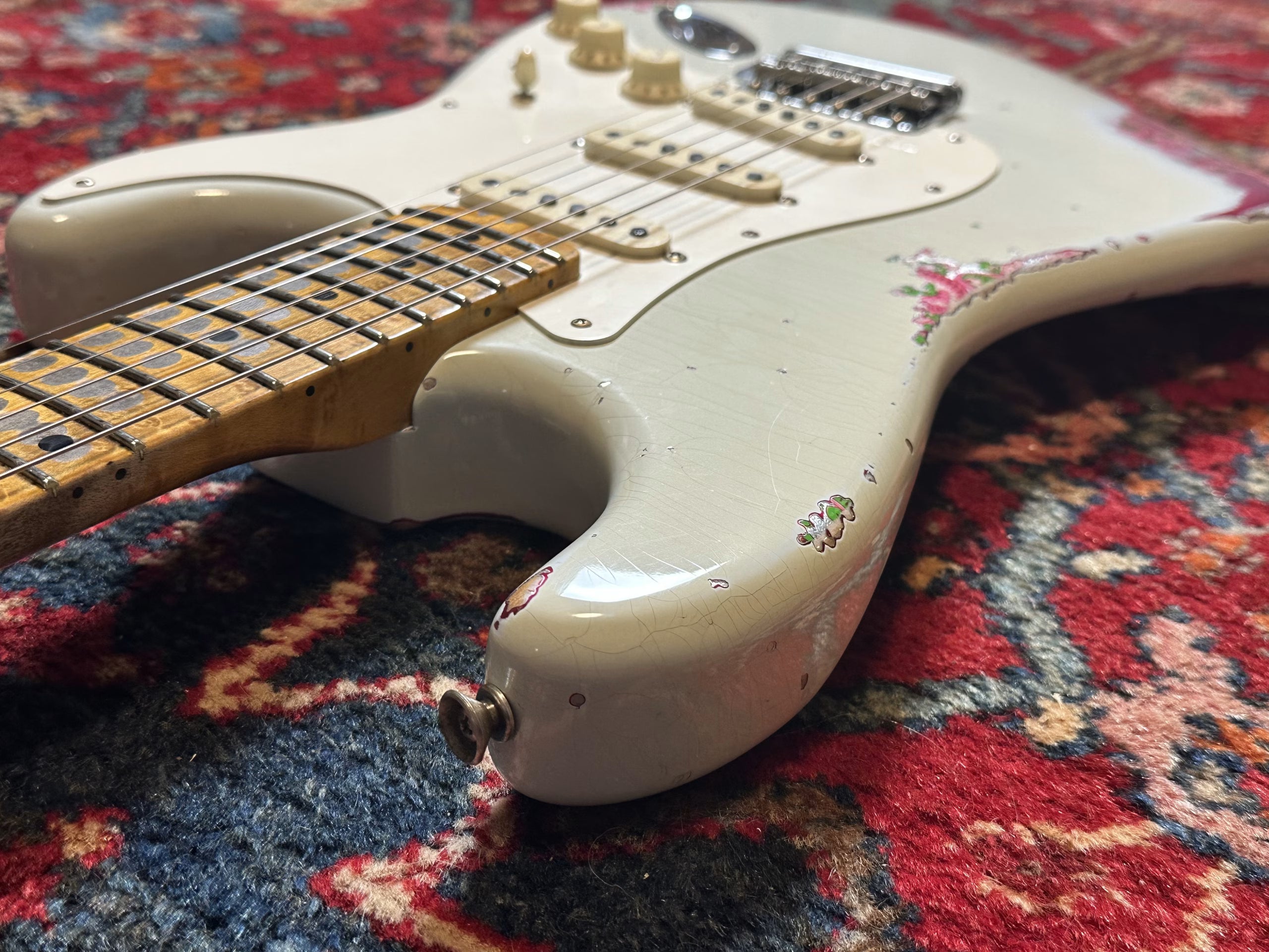 SOLD - 2023 Fender Custom Shop Mischief Maker LTD Heavy Relic Sonic Blue over Paisley