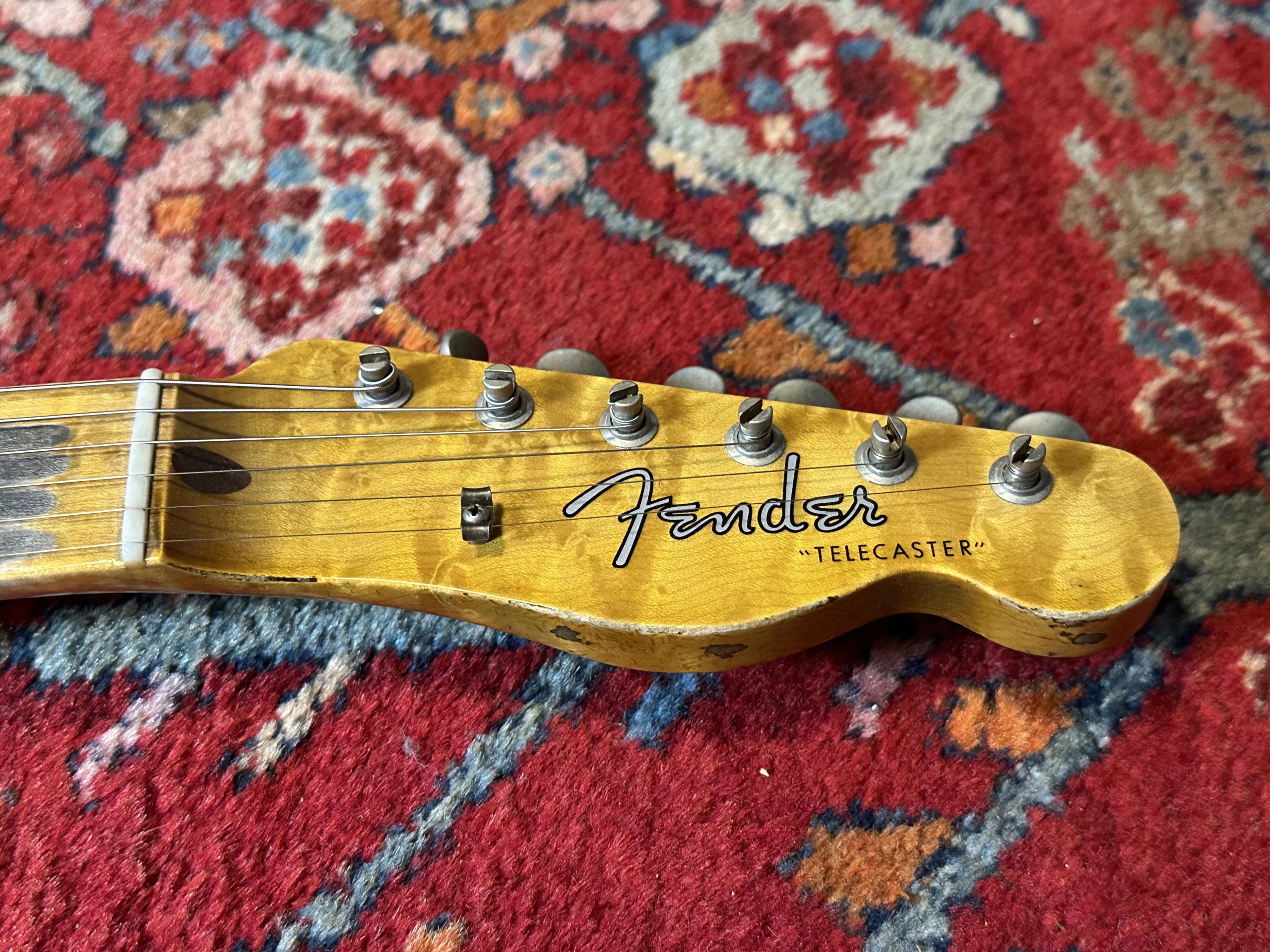 SOLD - 2023 Fender Custom Shop Mischief Maker LTD Heavy Relic Sonic Blue over Paisley