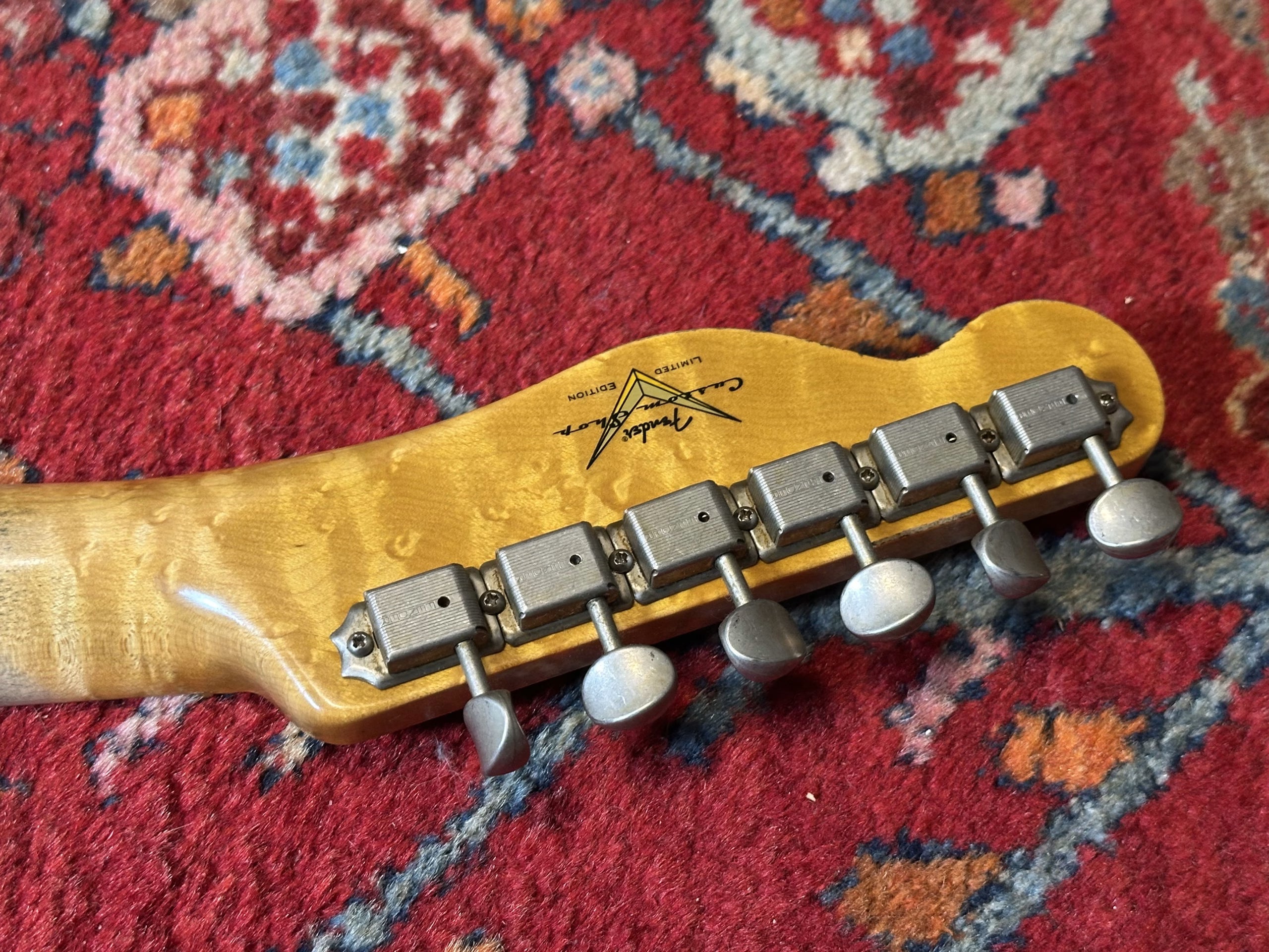 SOLD - 2023 Fender Custom Shop Mischief Maker LTD Heavy Relic Sonic Blue over Paisley