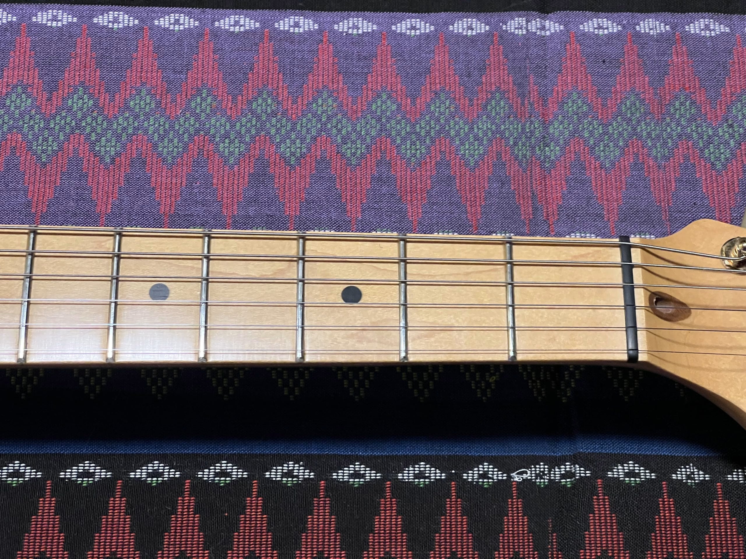 SOLD - 1990 Custom Shop Hank Marvin Stratocaster Fiesta Red