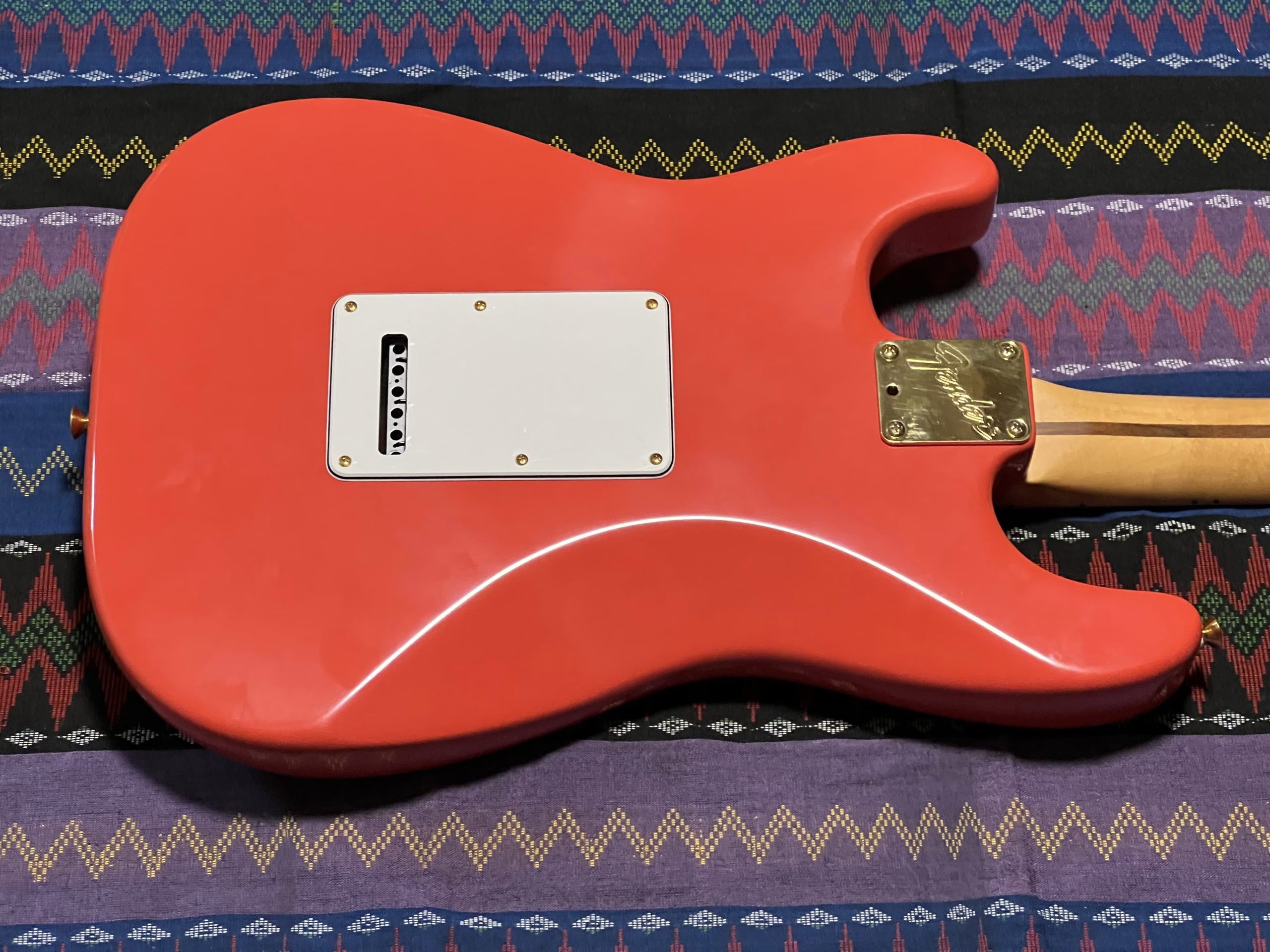 SOLD - 1990 Custom Shop Hank Marvin Stratocaster Fiesta Red