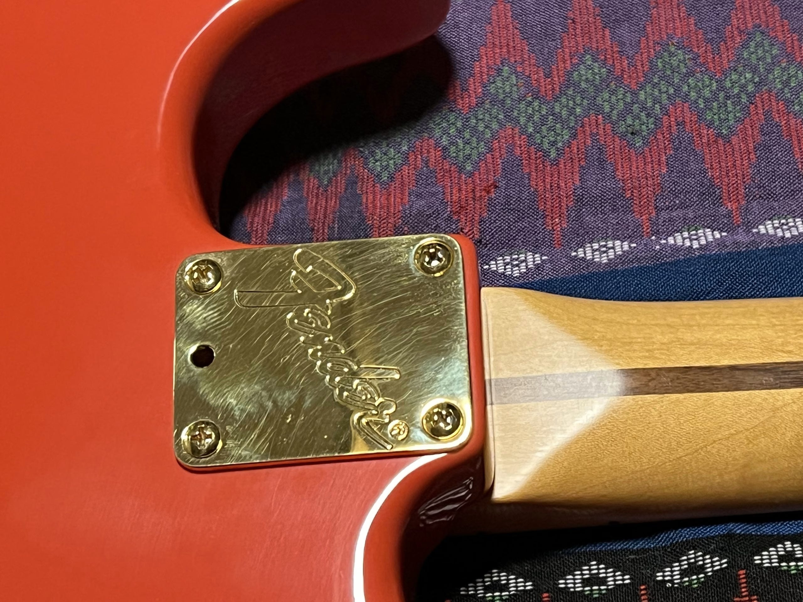 SOLD - 1990 Custom Shop Hank Marvin Stratocaster Fiesta Red