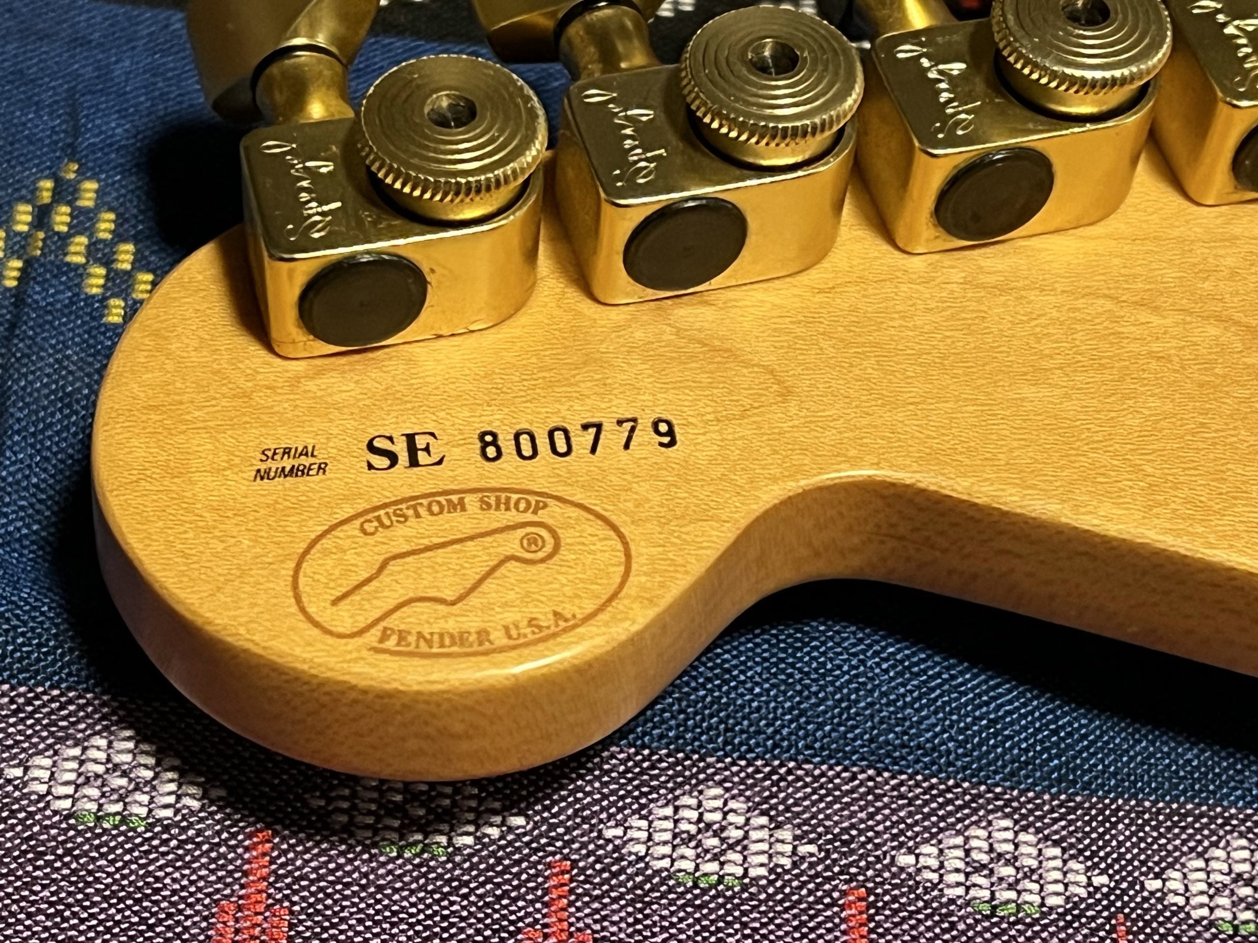SOLD - 1990 Custom Shop Hank Marvin Stratocaster Fiesta Red