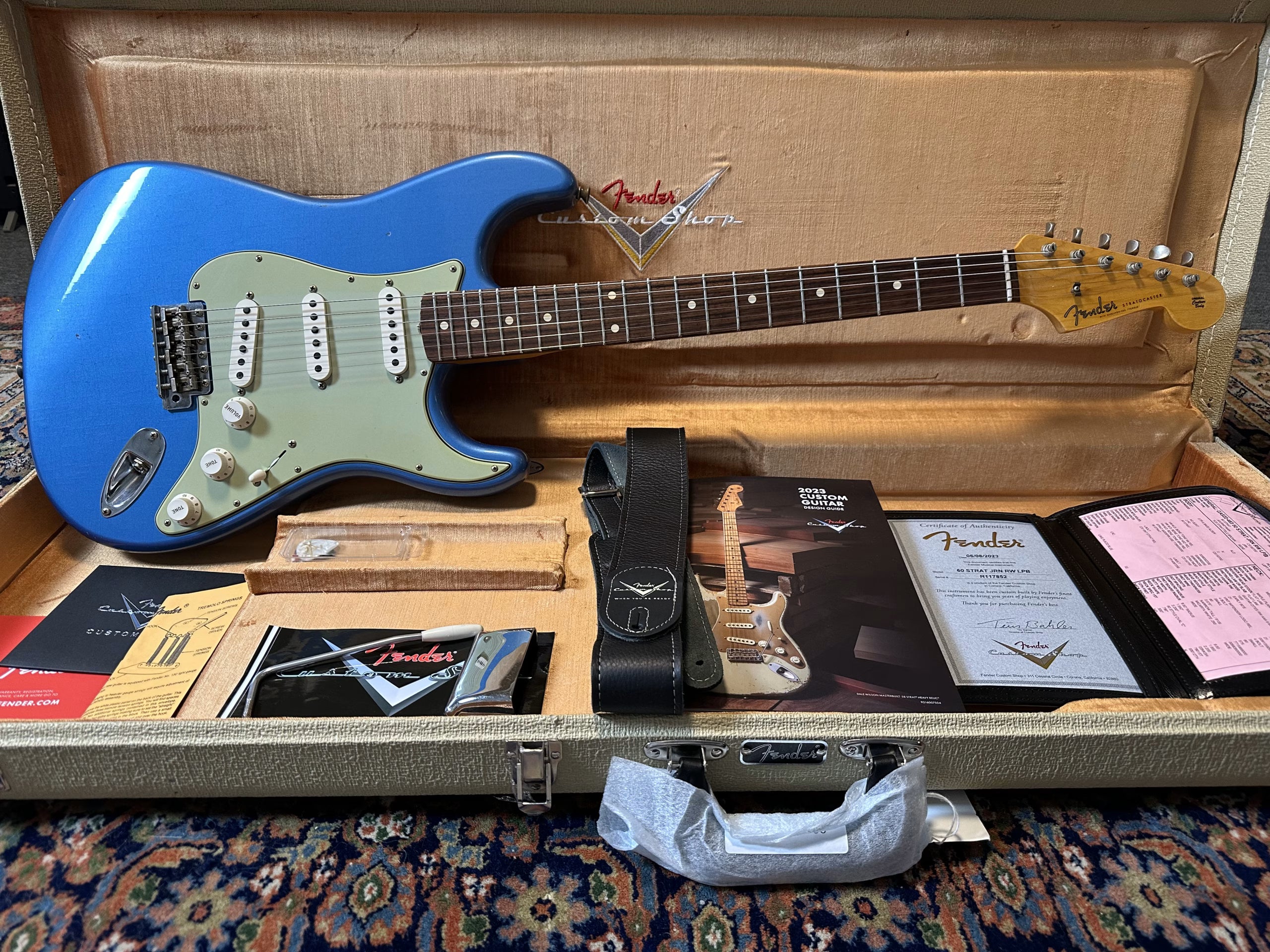 Fender Custom Shop '60 Journeyman Stratocaster 2023 Lake Placid Blue