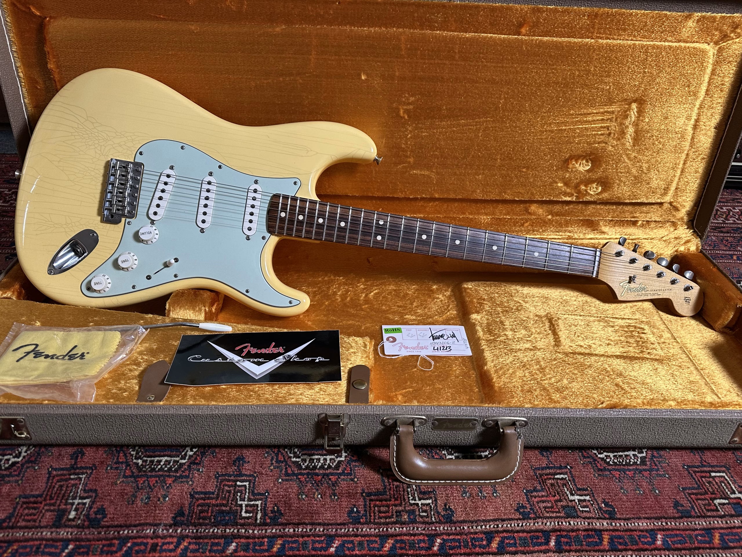 SOLD - 2014 Fender Custom Shop '64 Josefina Campos pickups Closet Classic Stratocaster Vintage Blonde