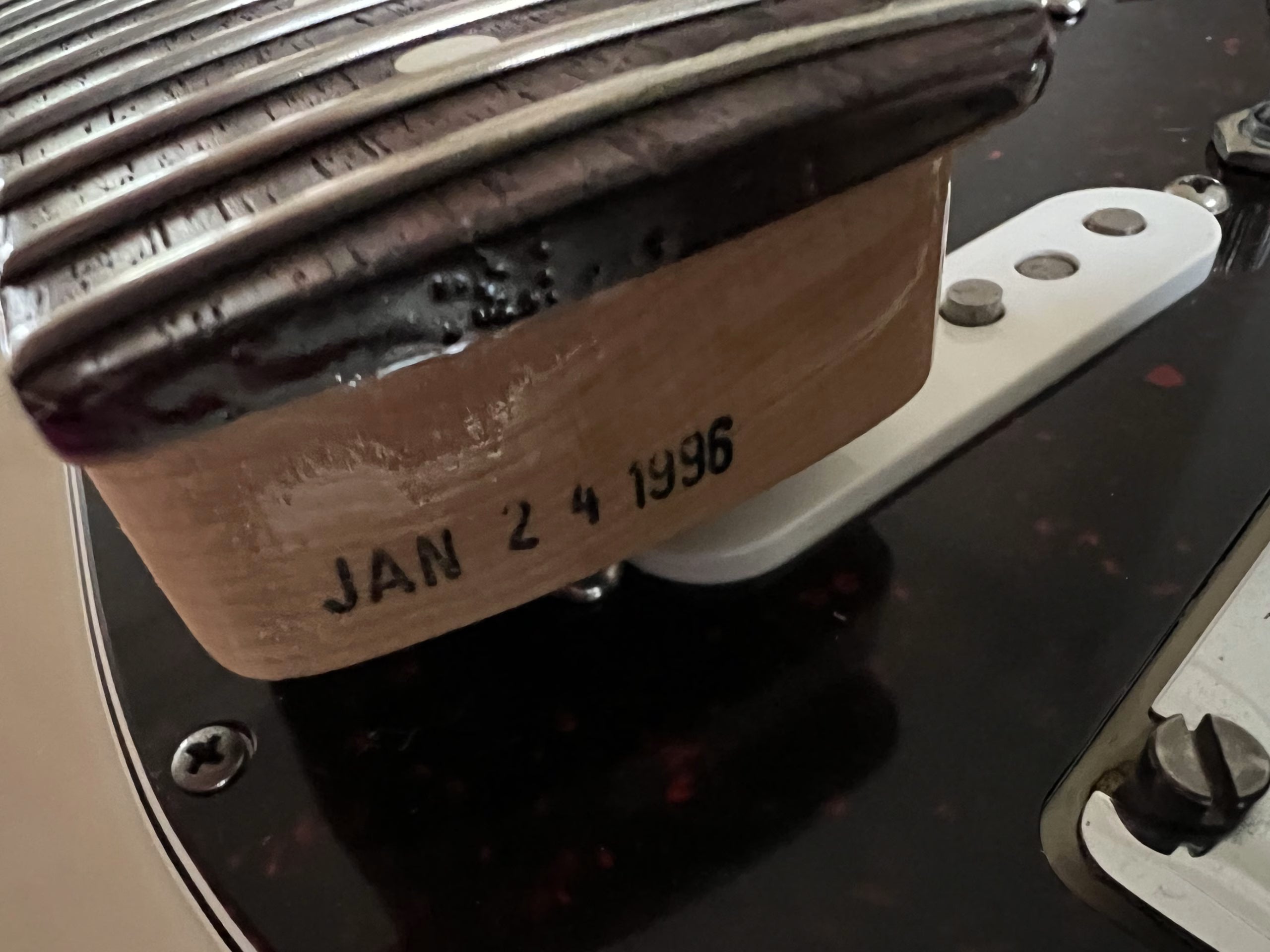 SOLD - 1996 Fender Custom Shop American Classic NOS Stratocaster White Blonde