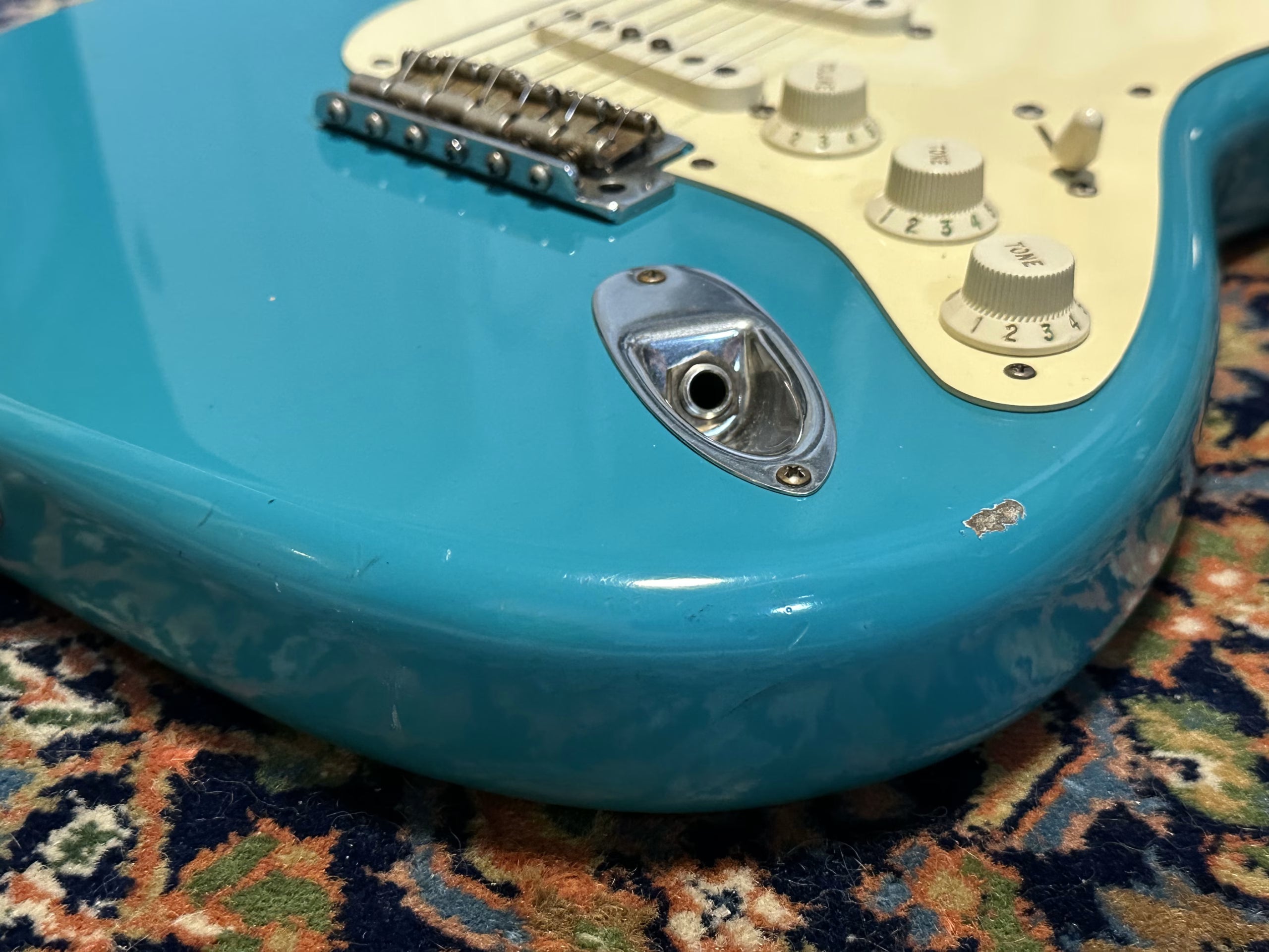 SOLD - 2007 Fender Custom Shop '57 Dave's Guitar Shop 25th Anniversary Relic Stratocaster Taos Turquoise
