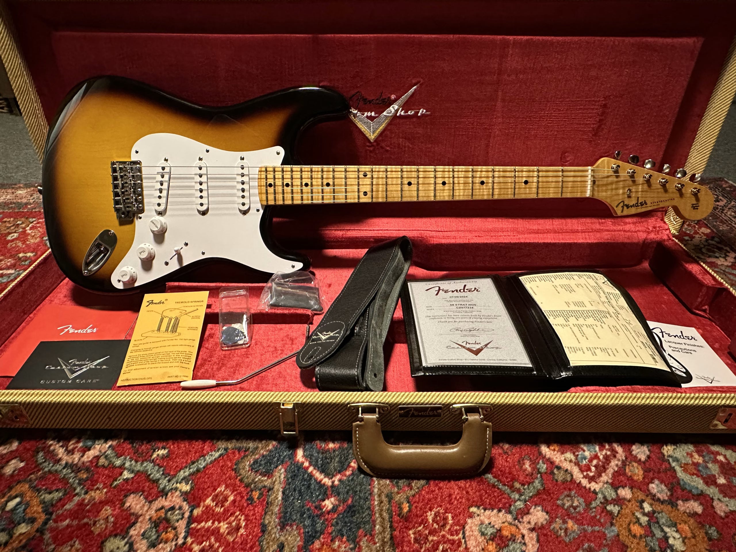 Fender Custom Shop '56 NOS Stratocaster 2024 Sunburst