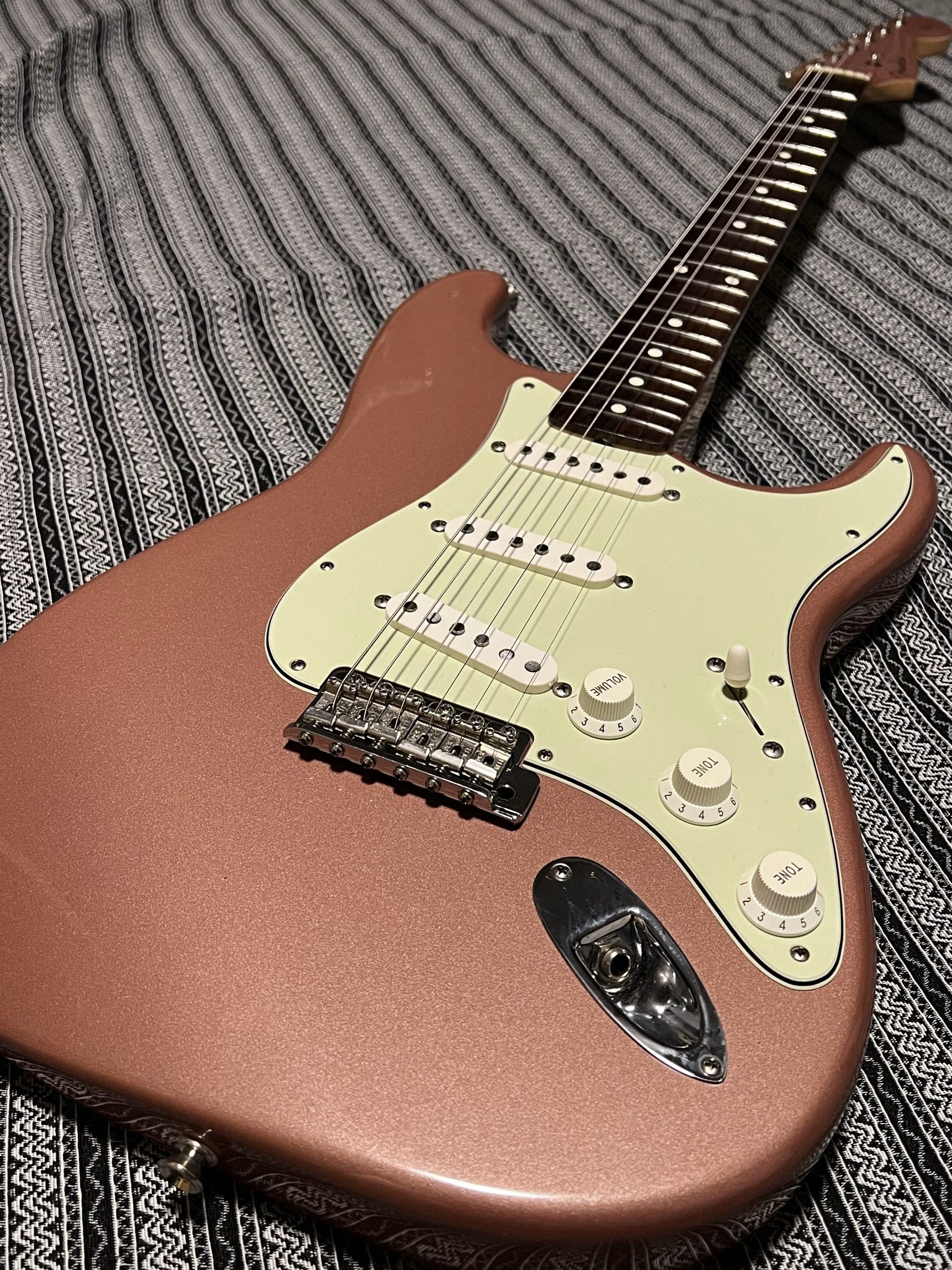SOLD - 1994 Custom Shop 1960 NOS Stratocaster Burgundy Mist