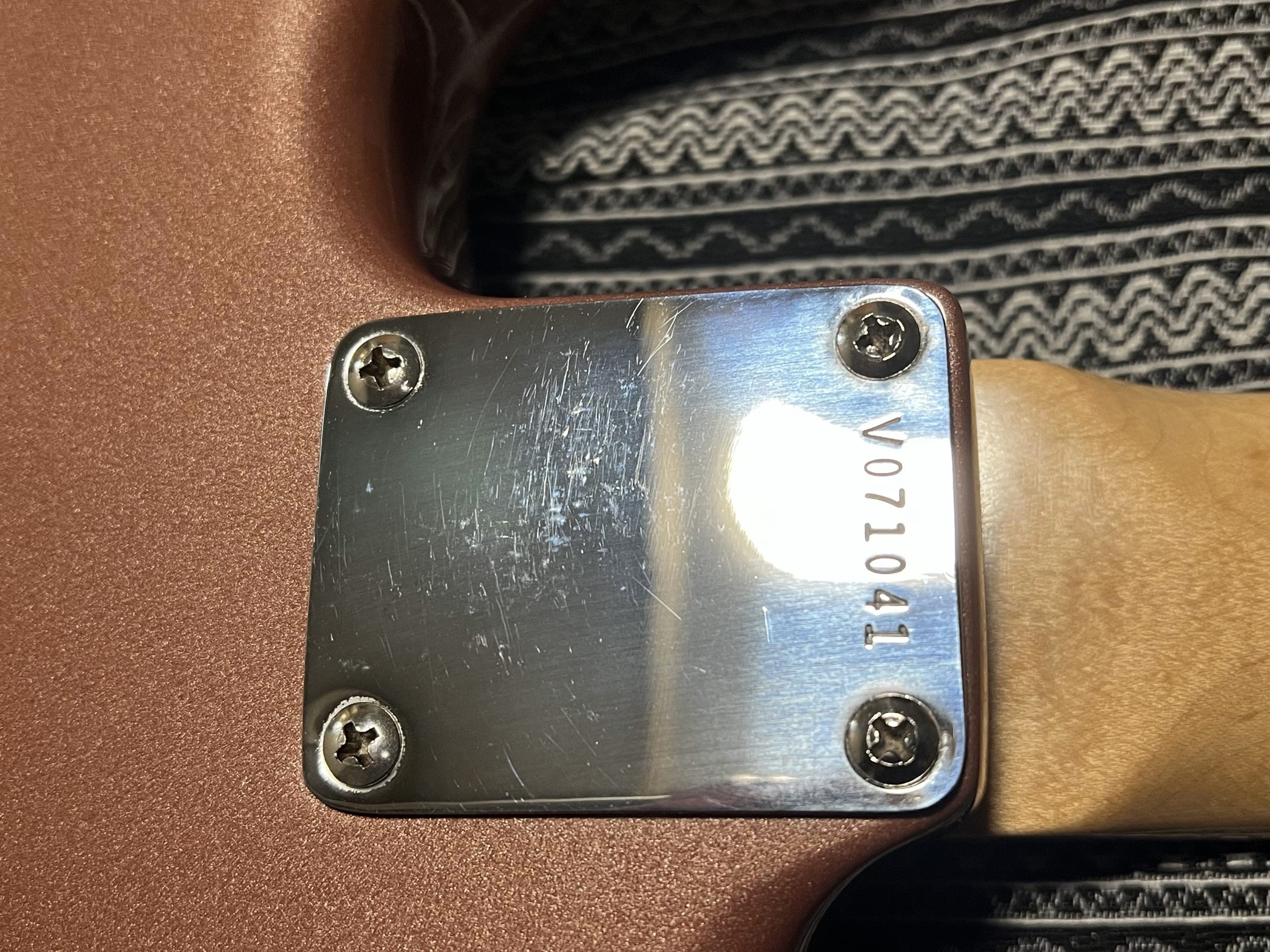 SOLD - 1994 Custom Shop 1960 NOS Stratocaster Burgundy Mist