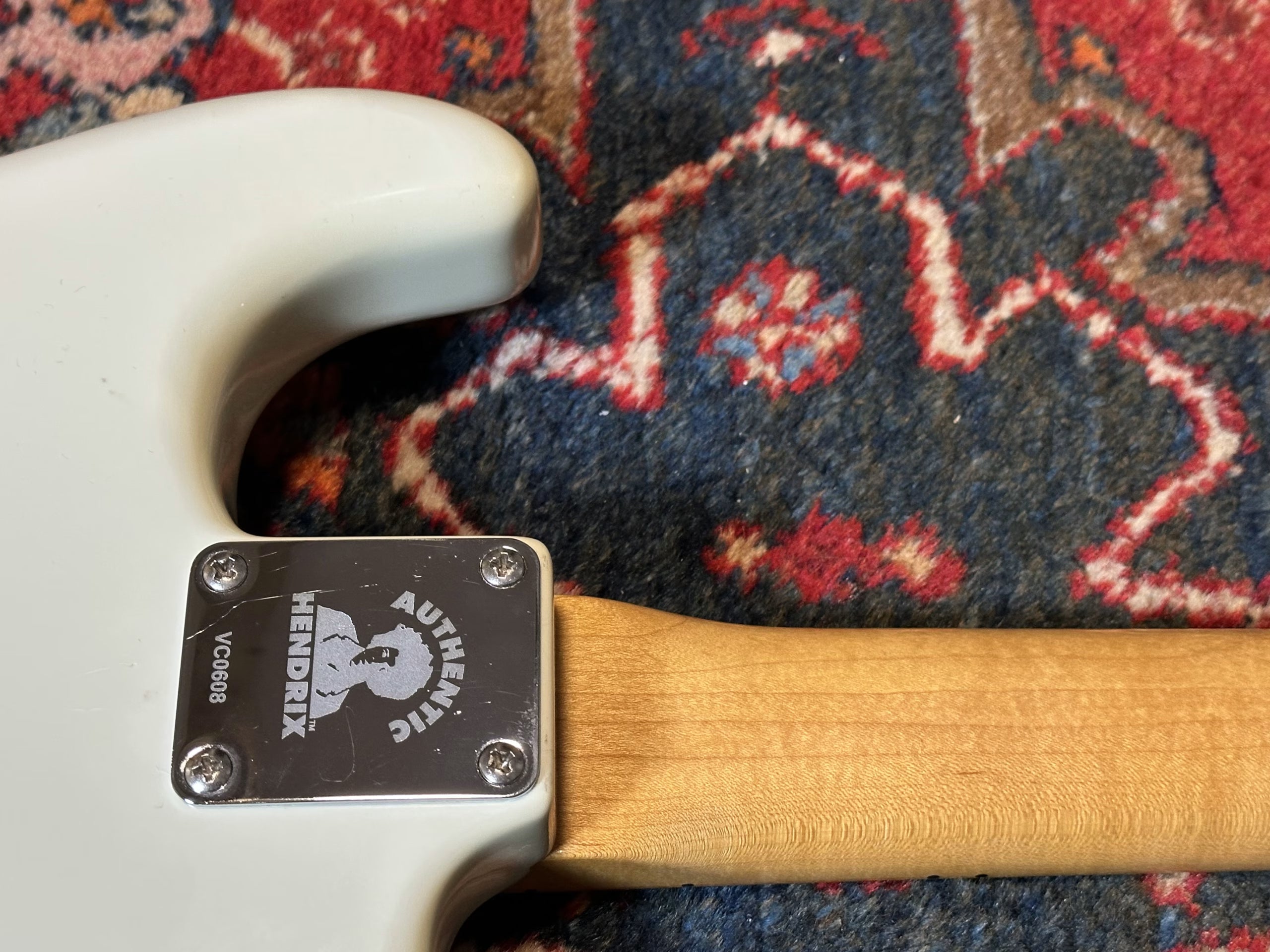 SOLD - 2018 Fender Custom Shop Voodoo Child Hendrix Signature NOS Stratocaster Olympic White