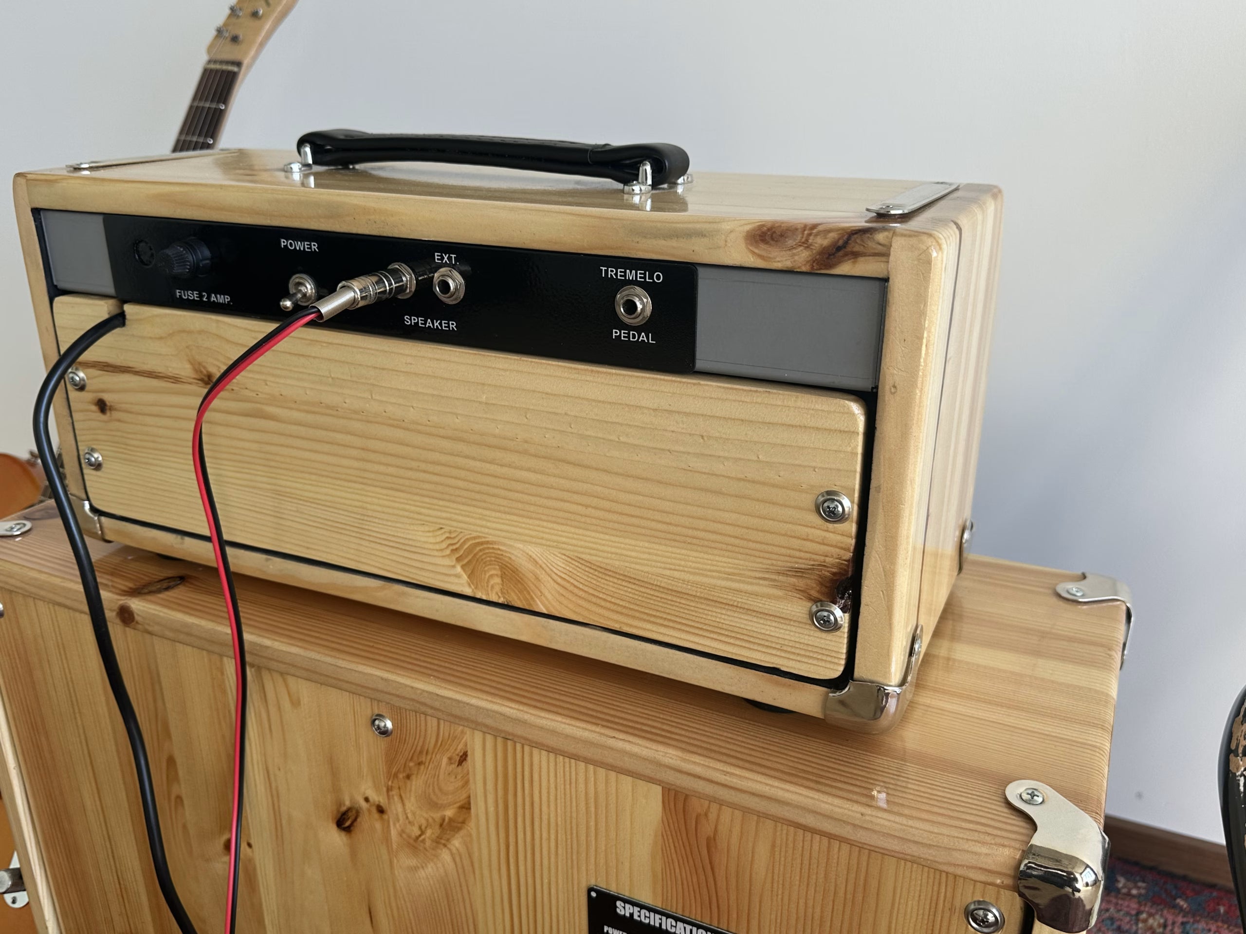 IFNESS 'Blonde Prince' handbuilt Fender Princeton '62 based Amp Pine wood