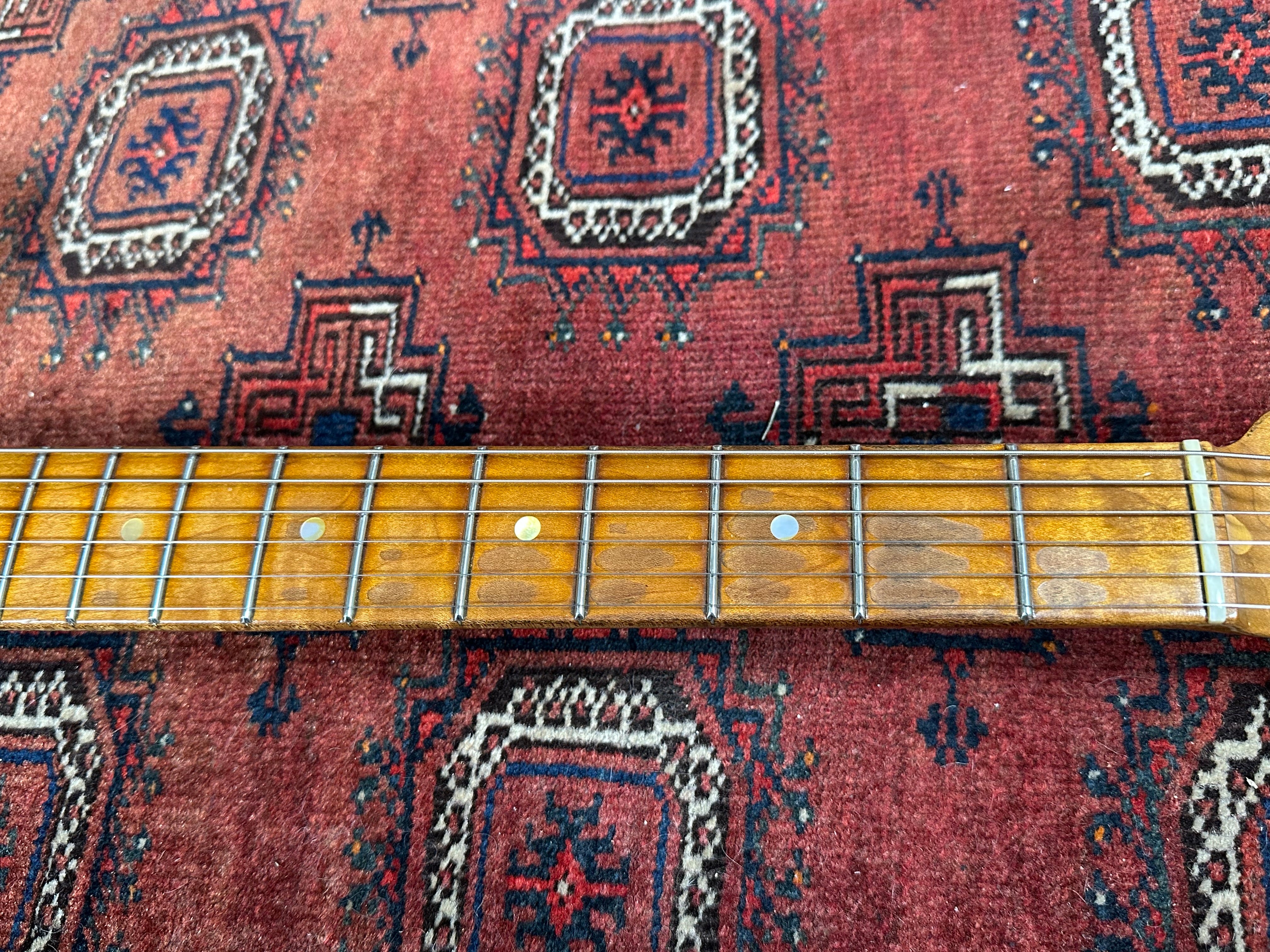 SOLD – 2020 Fender Custom Shop Limited Edition P90 Relic Thinline Telecaster Aged Natural