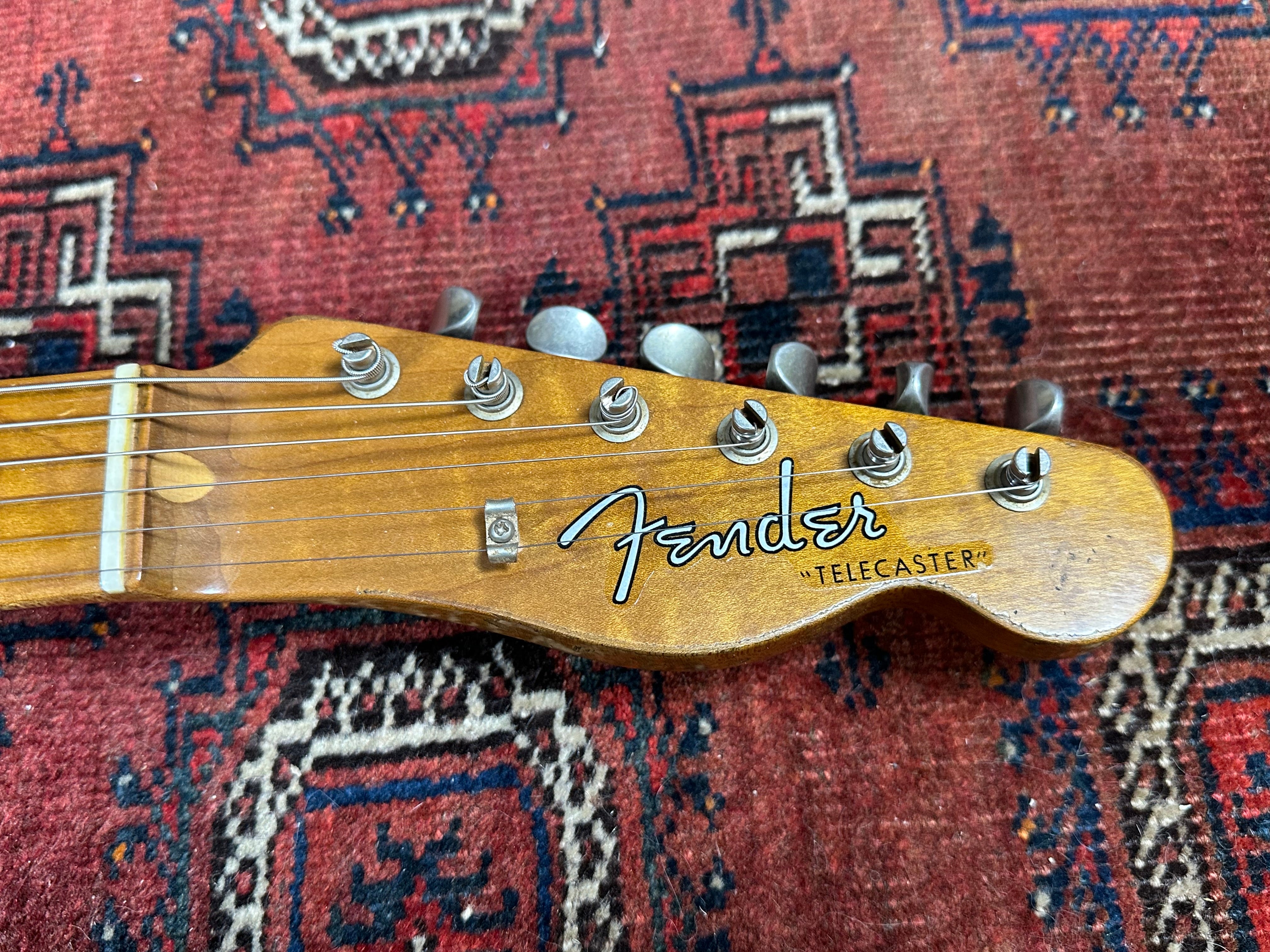SOLD – 2020 Fender Custom Shop Limited Edition P90 Relic Thinline Telecaster Aged Natural