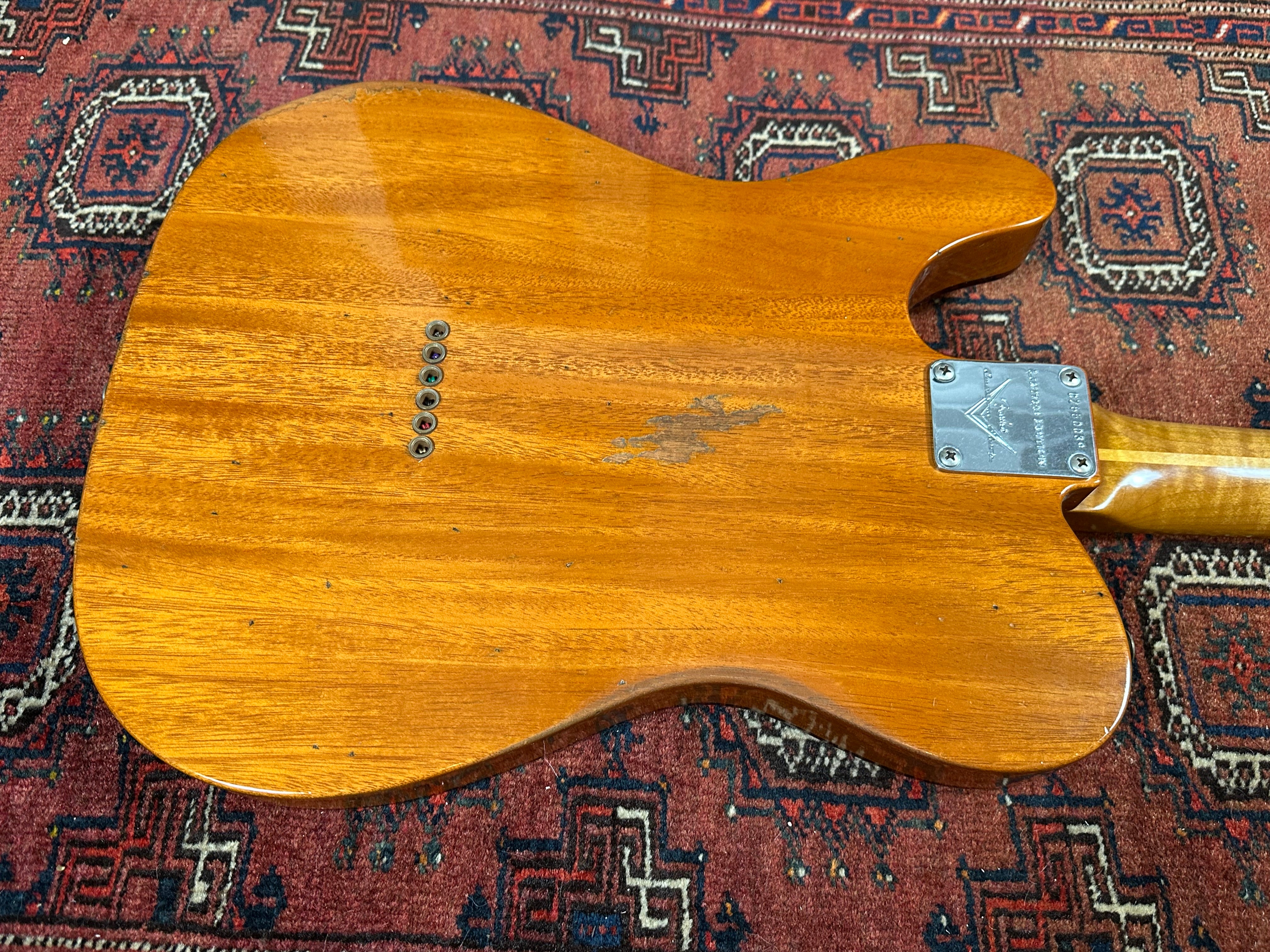SOLD – 2020 Fender Custom Shop Limited Edition P90 Relic Thinline Telecaster Aged Natural