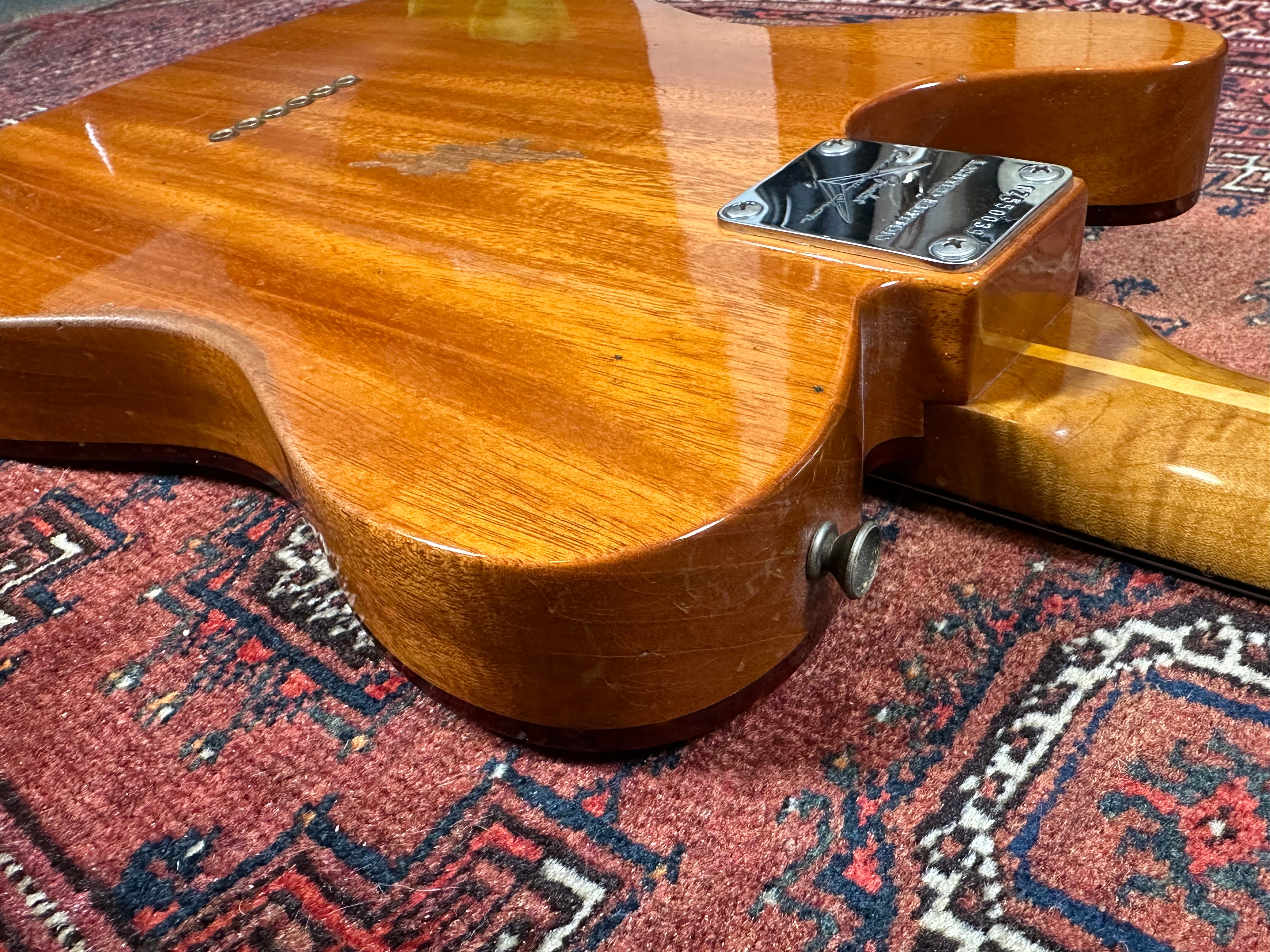 SOLD – 2020 Fender Custom Shop Limited Edition P90 Relic Thinline Telecaster Aged Natural