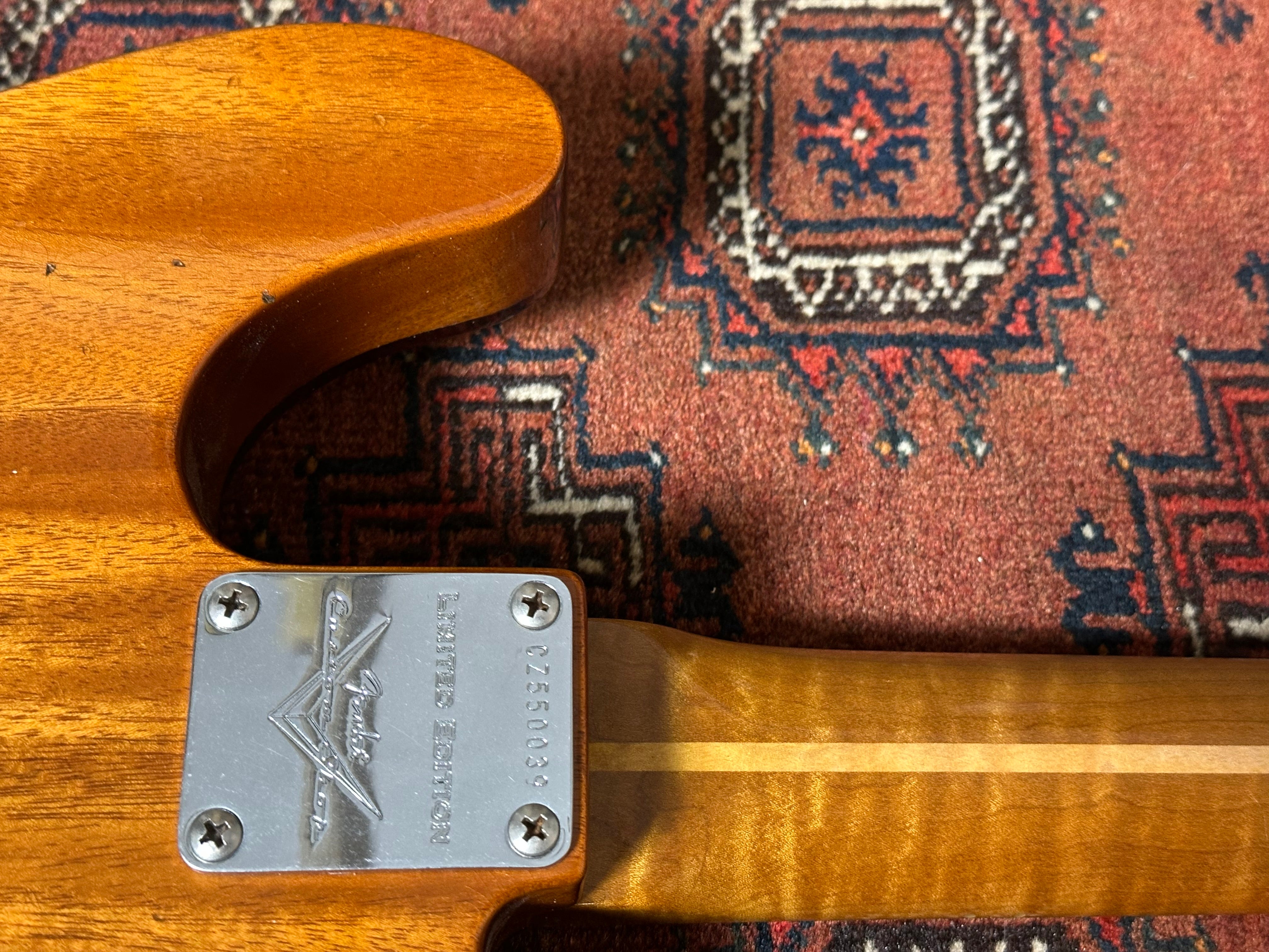 SOLD – 2020 Fender Custom Shop Limited Edition P90 Relic Thinline Telecaster Aged Natural