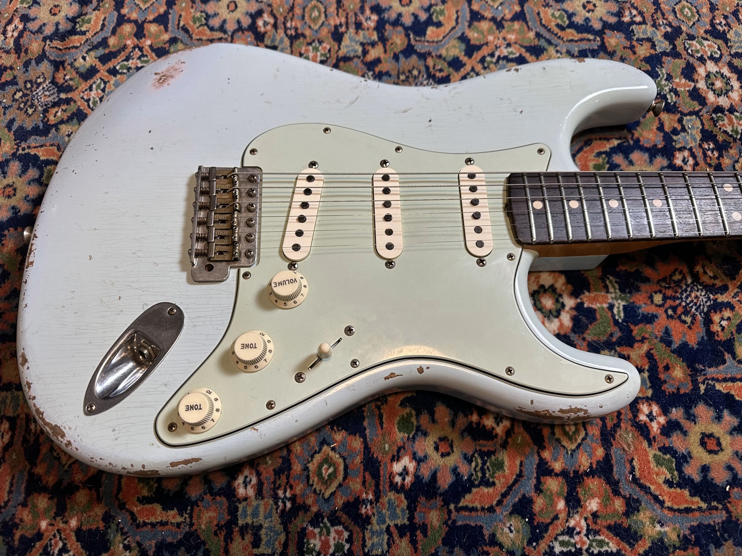 SOLD - 2016 Fender Custom Shop '64 LTD NAMM Josefina Campos Pickups Relic Stratocaster Sonic Blue