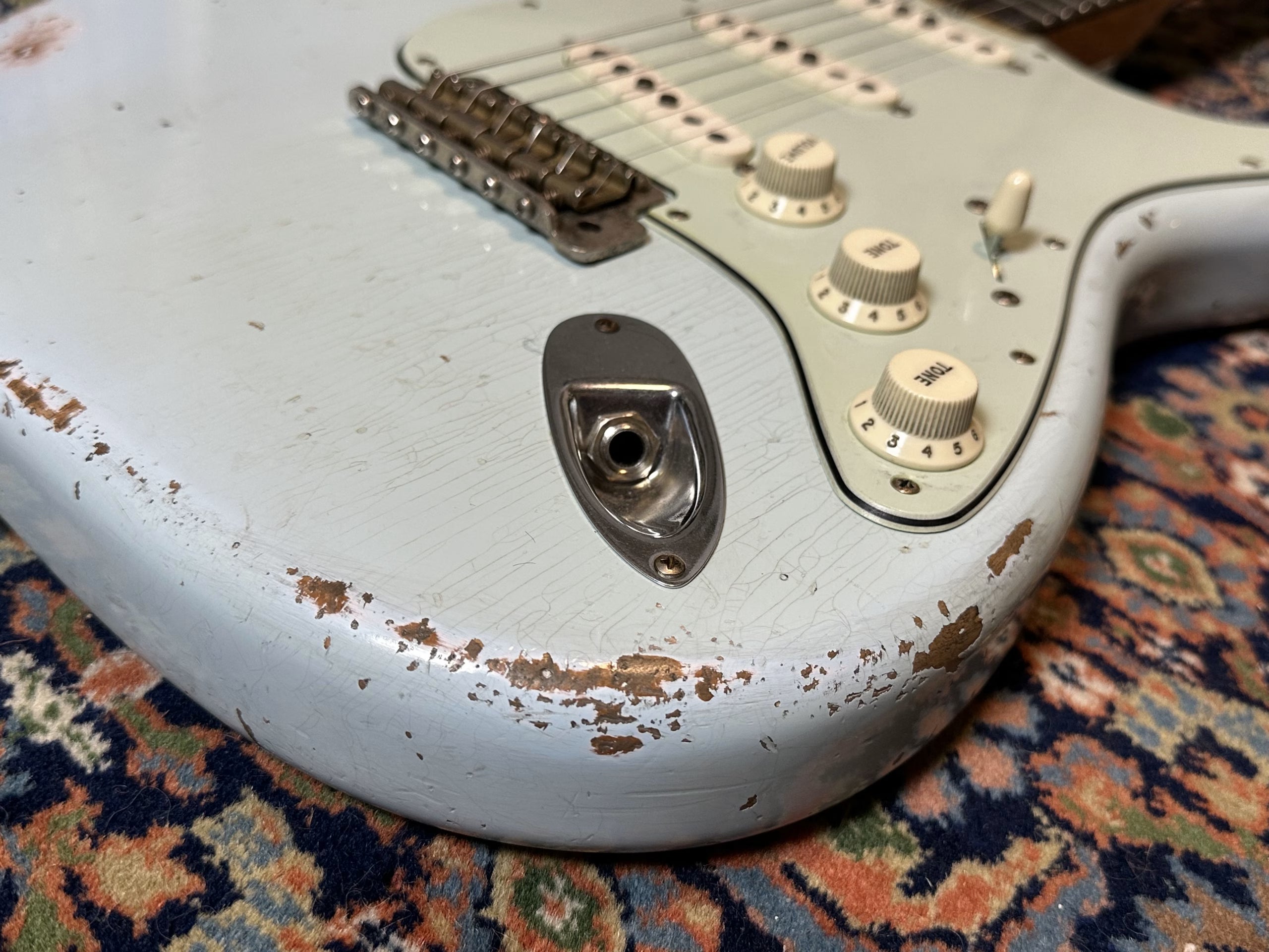 SOLD - 2016 Fender Custom Shop '64 LTD NAMM Josefina Campos Pickups Relic Stratocaster Sonic Blue