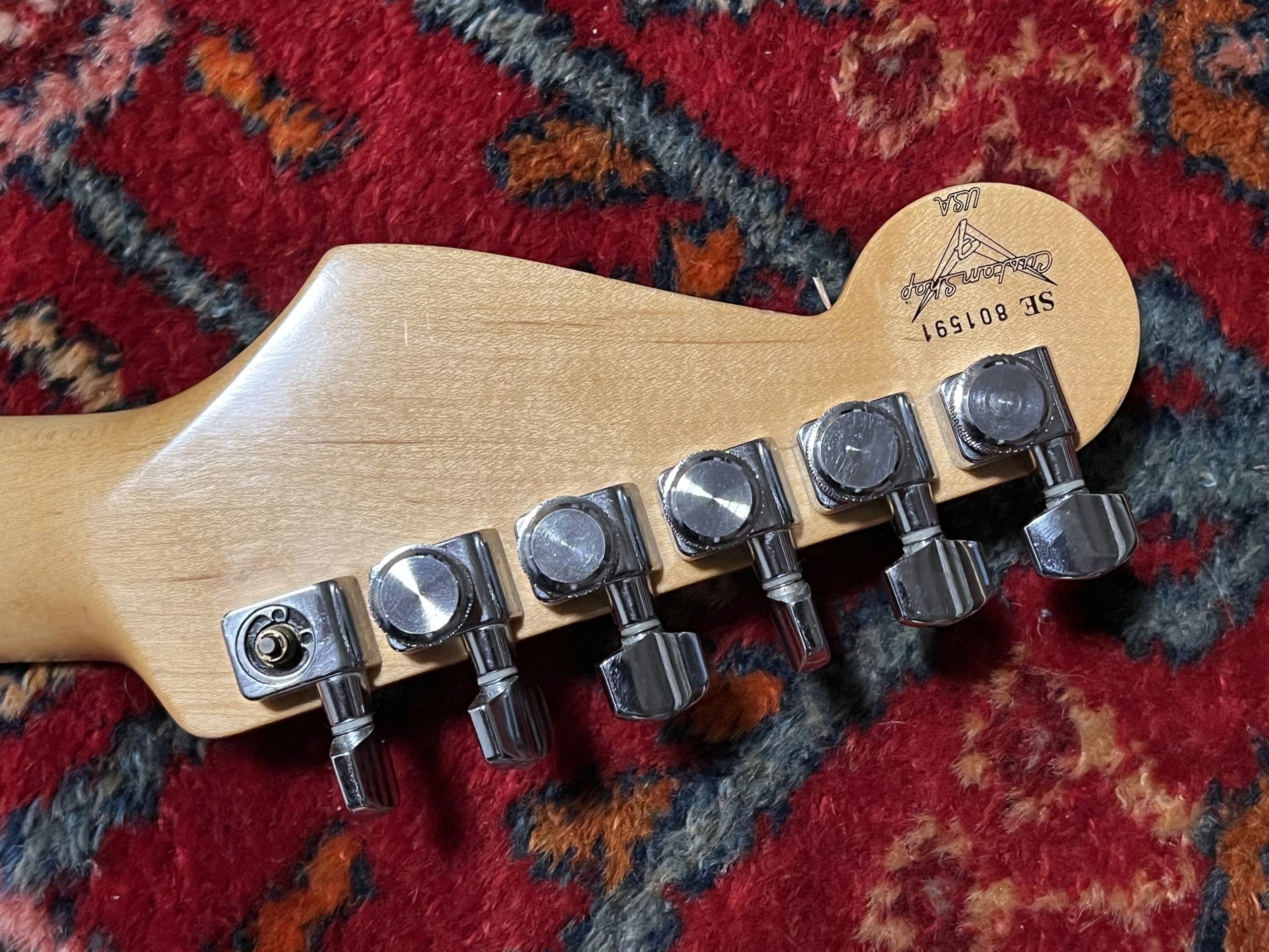 SOLD - 1993 Fender Custom Shop Set-Neck Stratocaster Natural