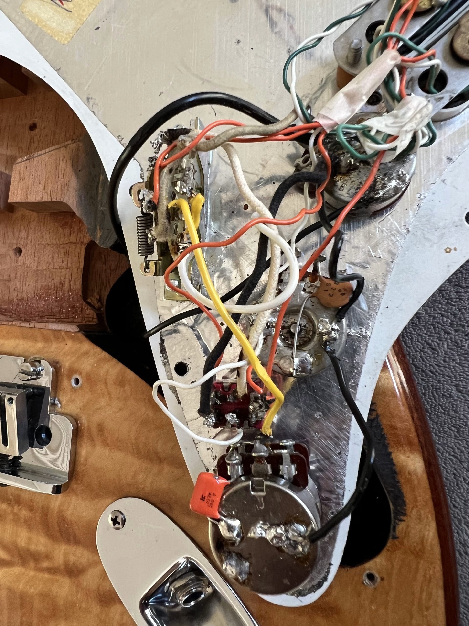 SOLD - 1993 Custom Shop Set-Neck Stratocaster Natural