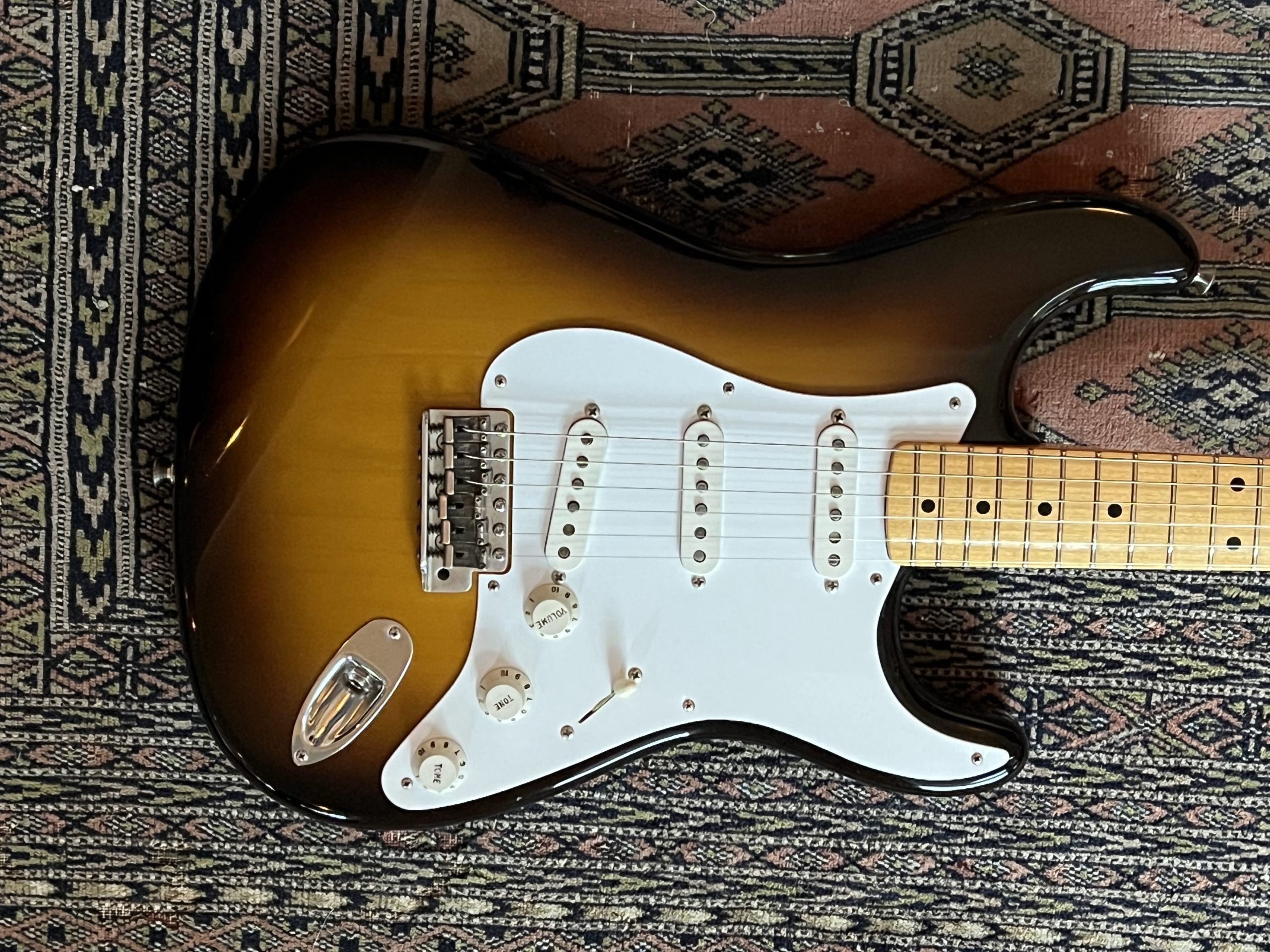 SOLD - 2007 Fender Custom Shop 57 Masterbuilt Stratocaster 50th anniversary by Jason Smith Sunburst