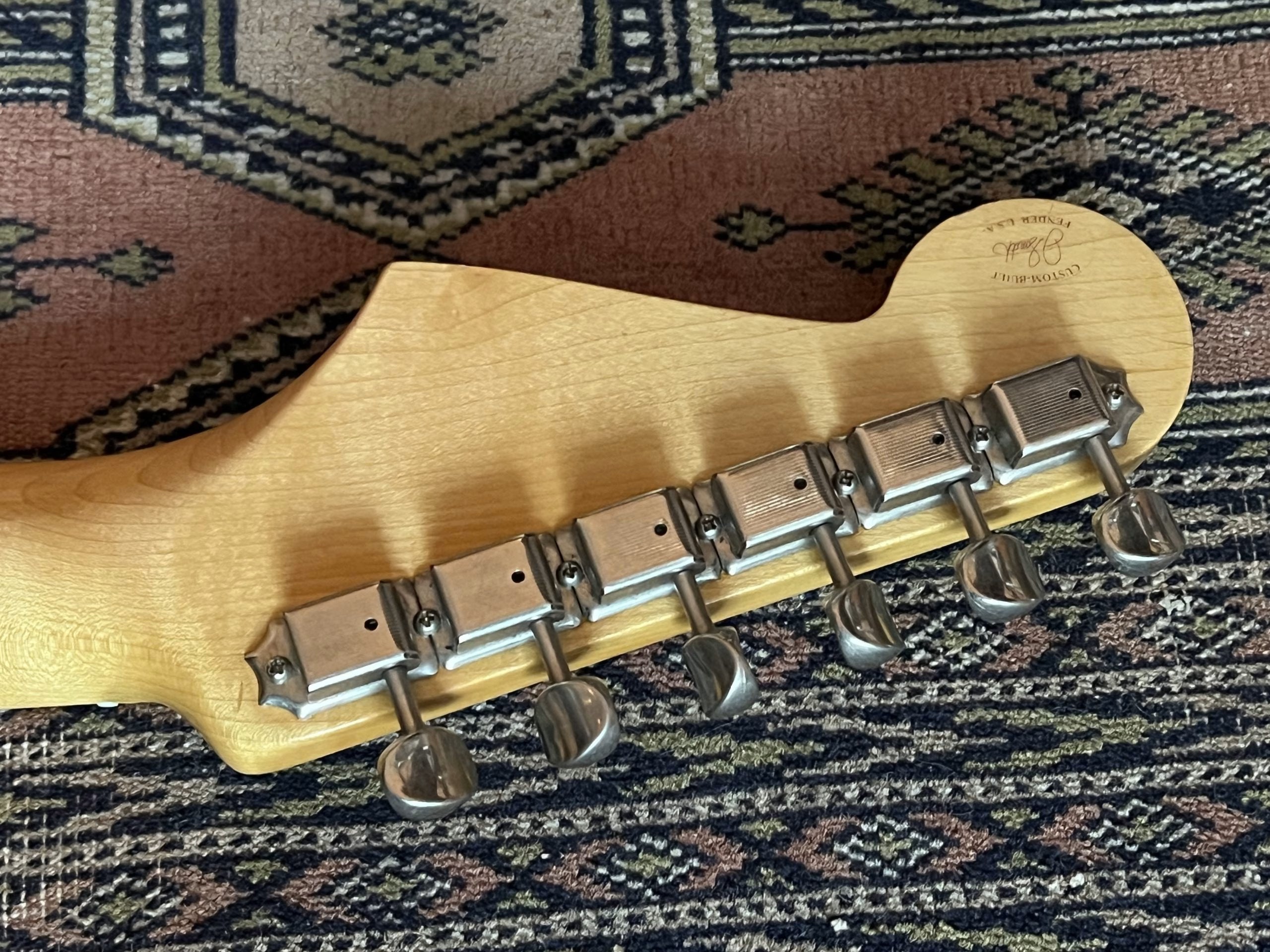 SOLD - 2007 Fender Custom Shop 57 Masterbuilt Stratocaster 50th anniversary by Jason Smith Sunburst