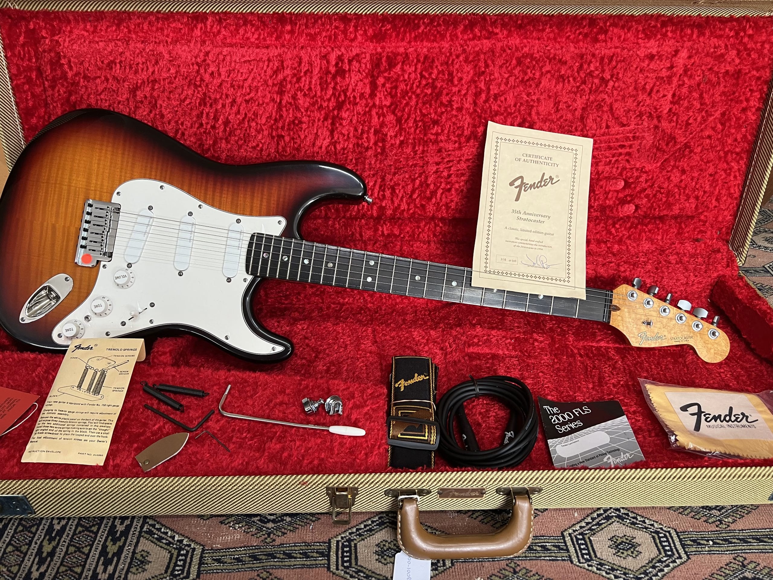 SOLD - 1990 Custom Shop Limited Edition 35th Anniversary Stratocaster Antique Sunburst