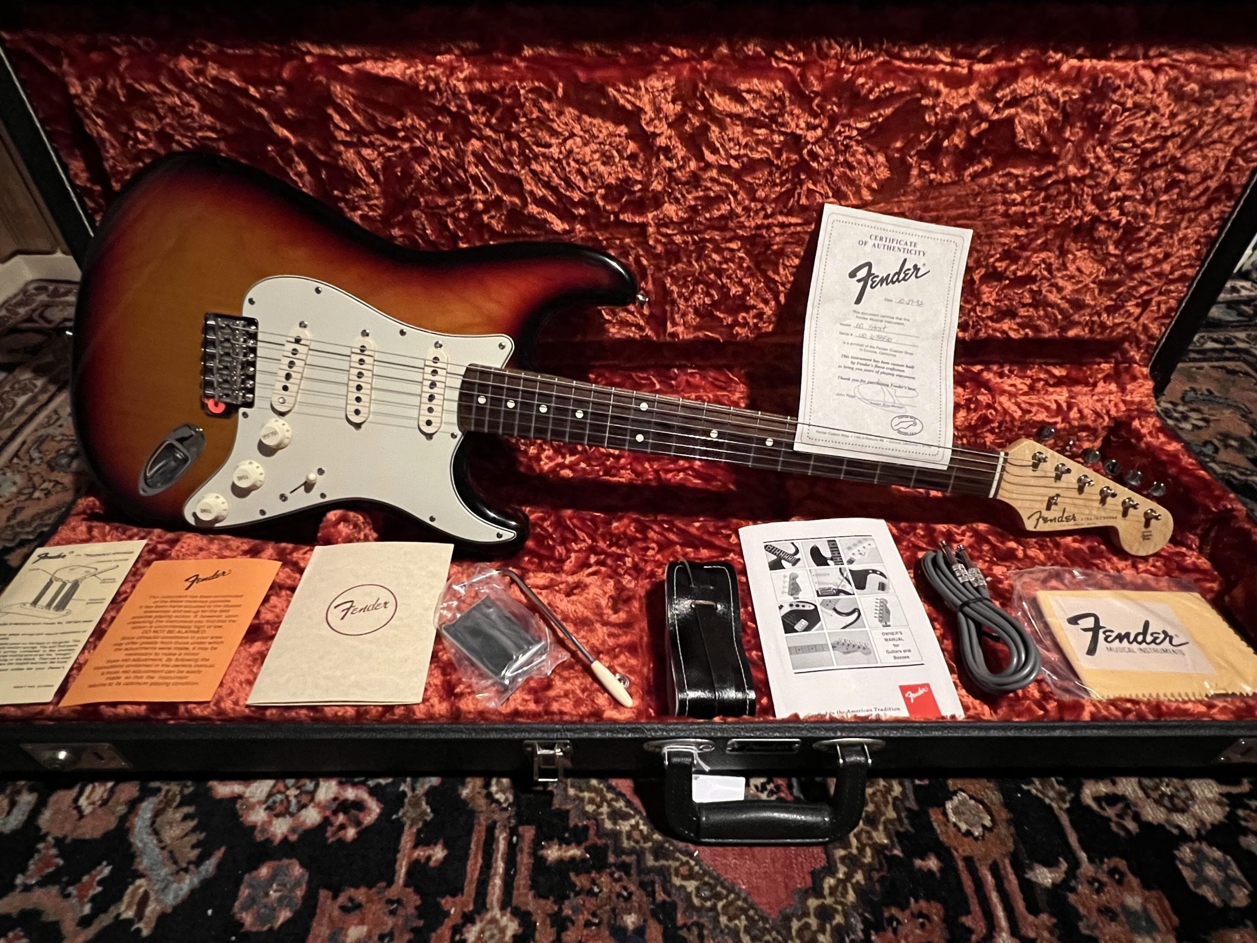 SOLD - 1992 Custom Shop 60 NOS Stratocaster Sunburst