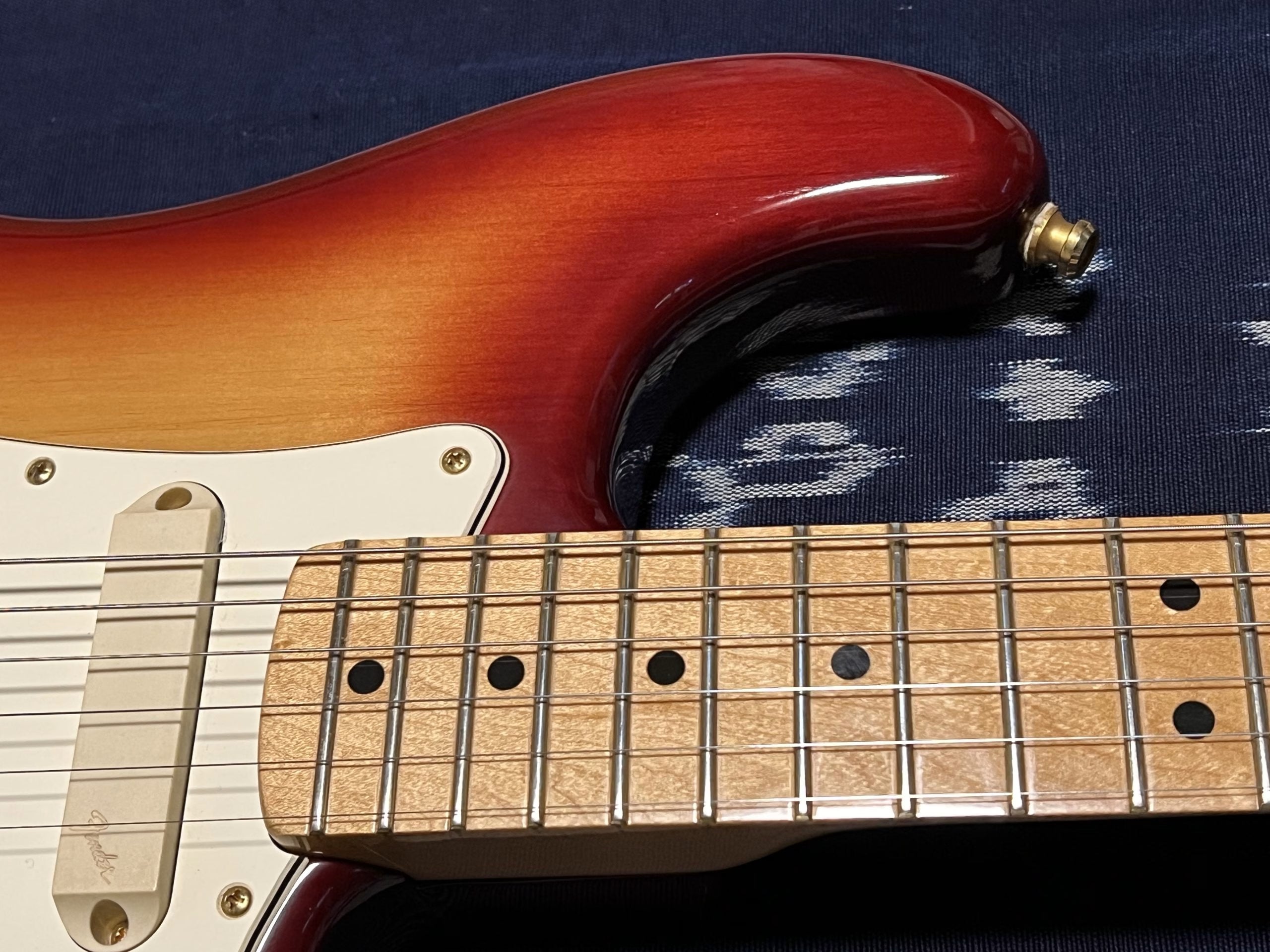 SOLD - 1983 Gold Elite Stratocaster Sienna Sunburst