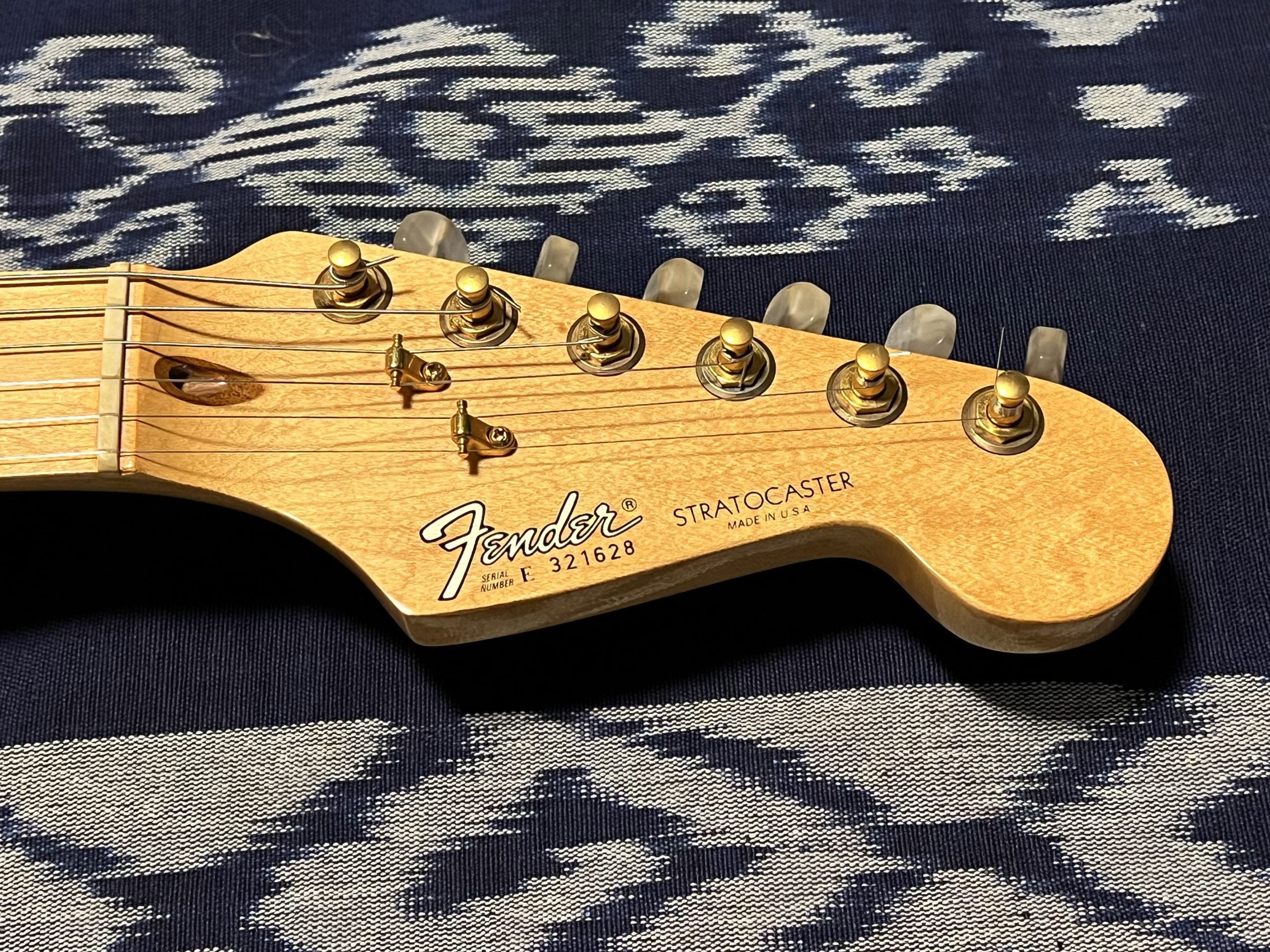 SOLD - 1983 Gold Elite Stratocaster Sienna Sunburst