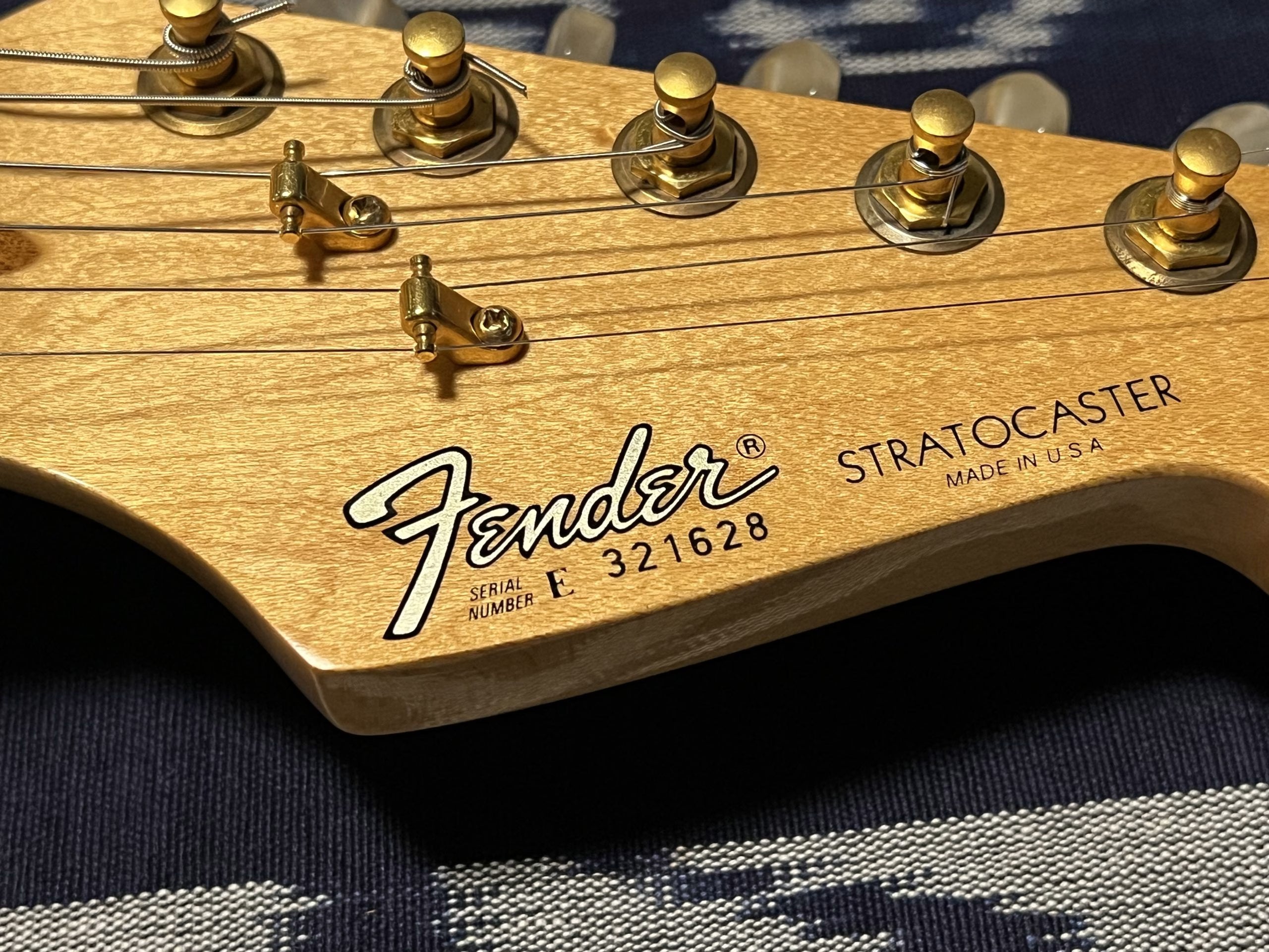 SOLD - 1983 Gold Elite Stratocaster Sienna Sunburst