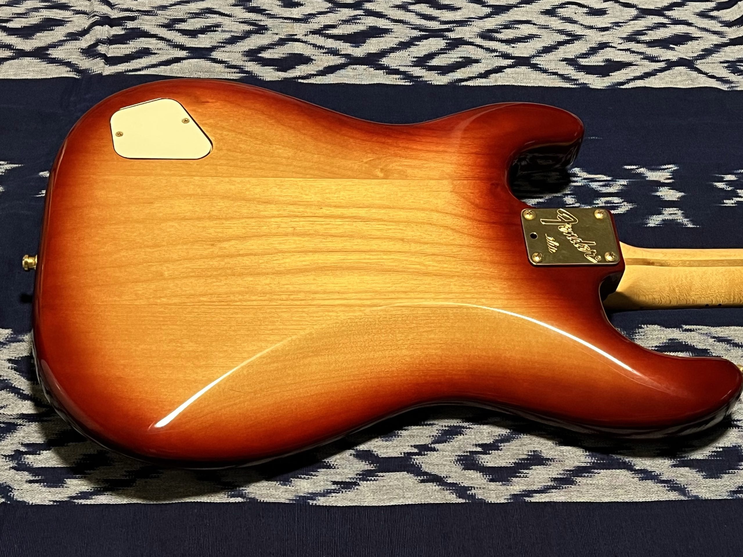 SOLD - 1983 Gold Elite Stratocaster Sienna Sunburst