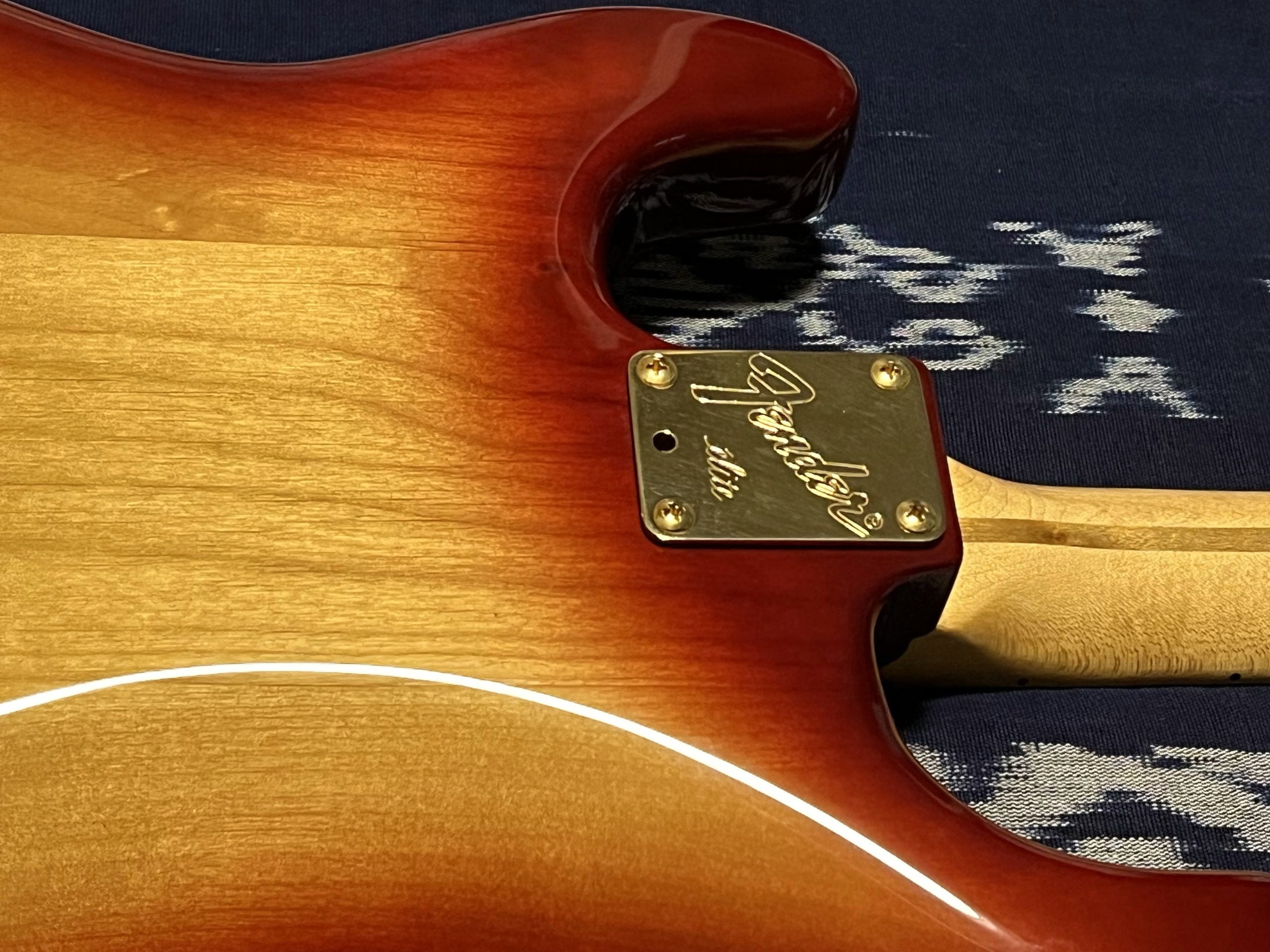 SOLD - 1983 Gold Elite Stratocaster Sienna Sunburst