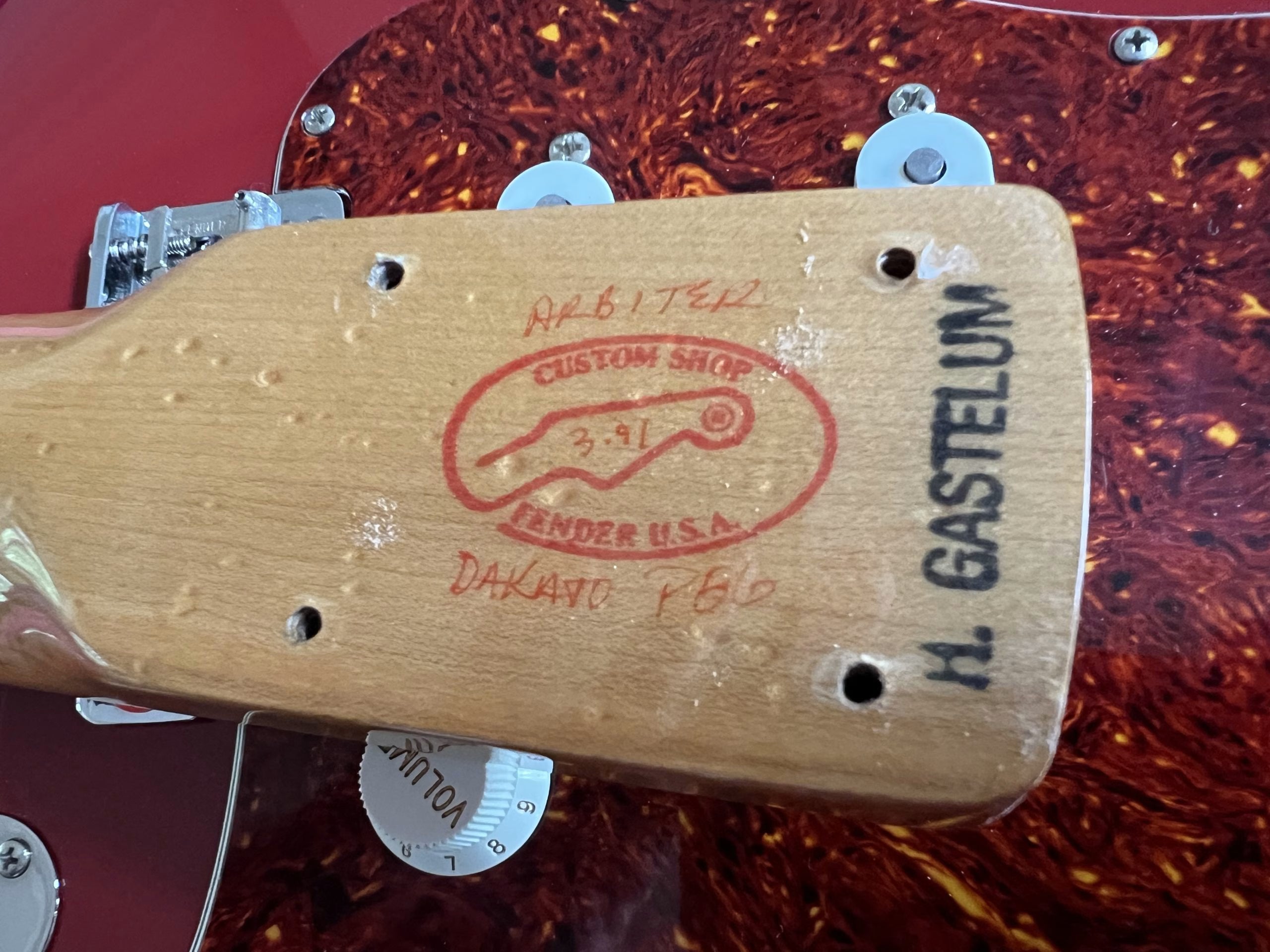 SOLD - 1992 Custom Shop 62 Stratocaster Dakota Red