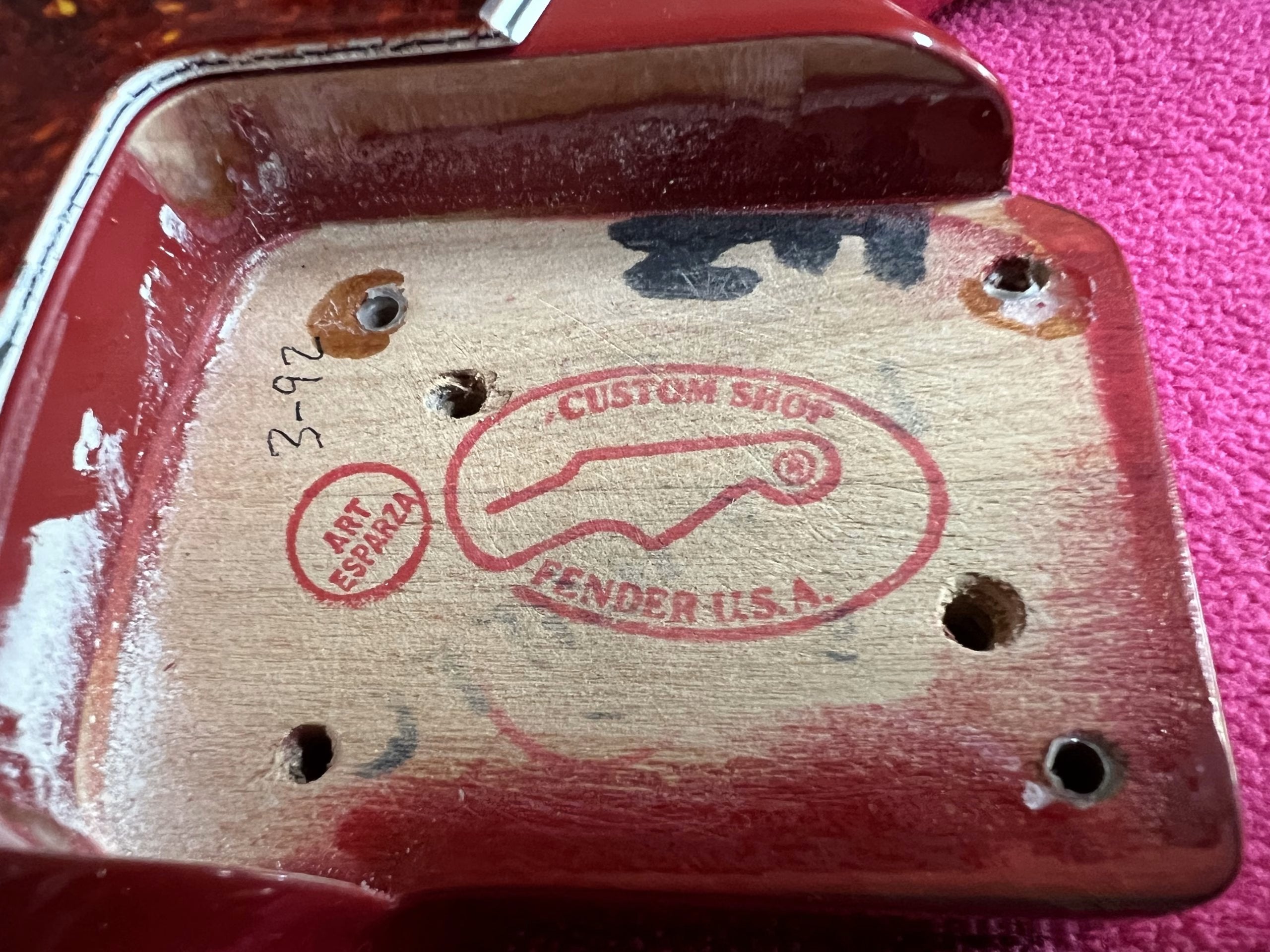 SOLD - 1992 Custom Shop 62 Stratocaster Dakota Red