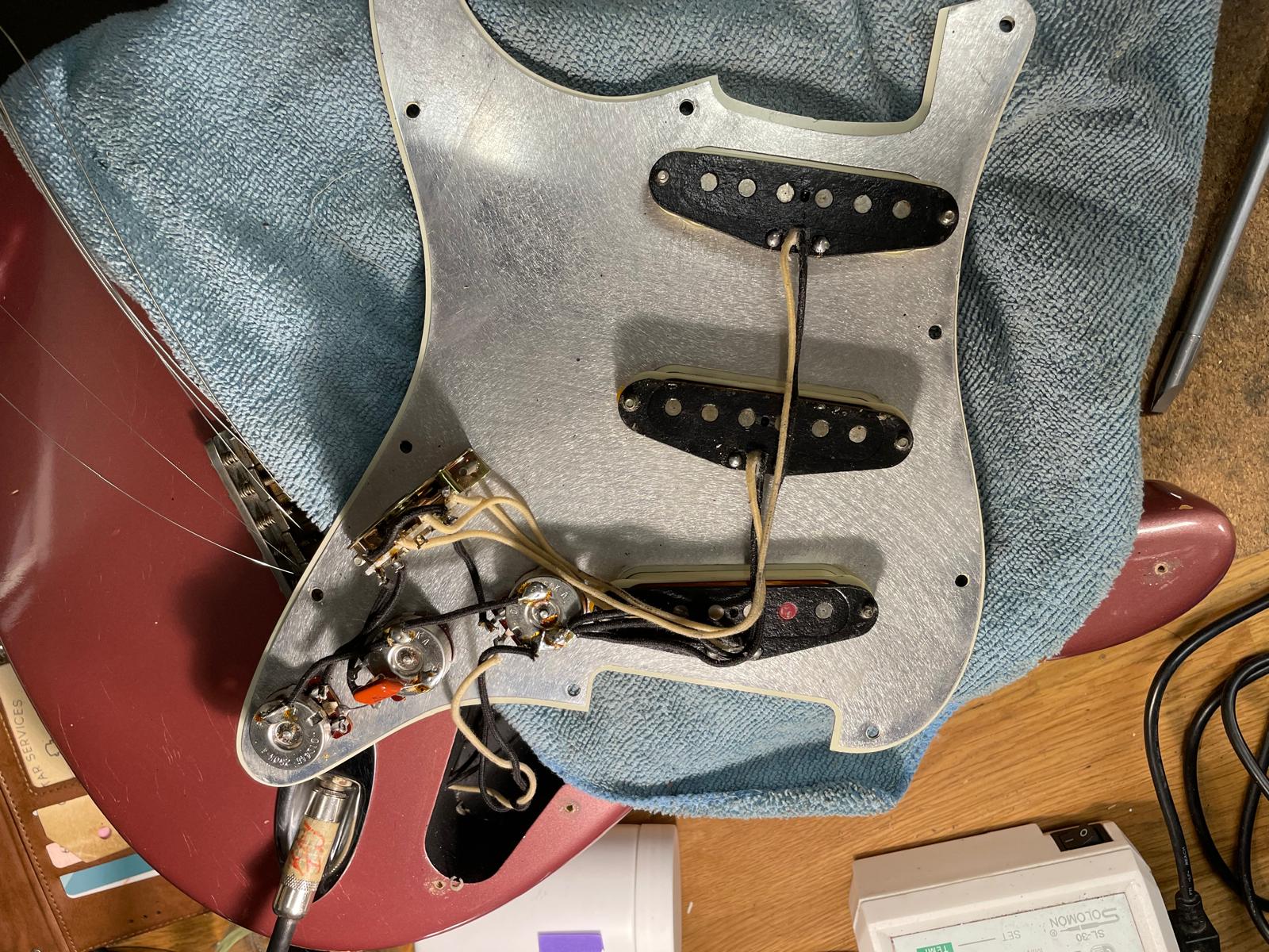 SOLD - 1997 Fender Custom Shop '60 Cunetto Relic Stratocaster Burgundy Mist