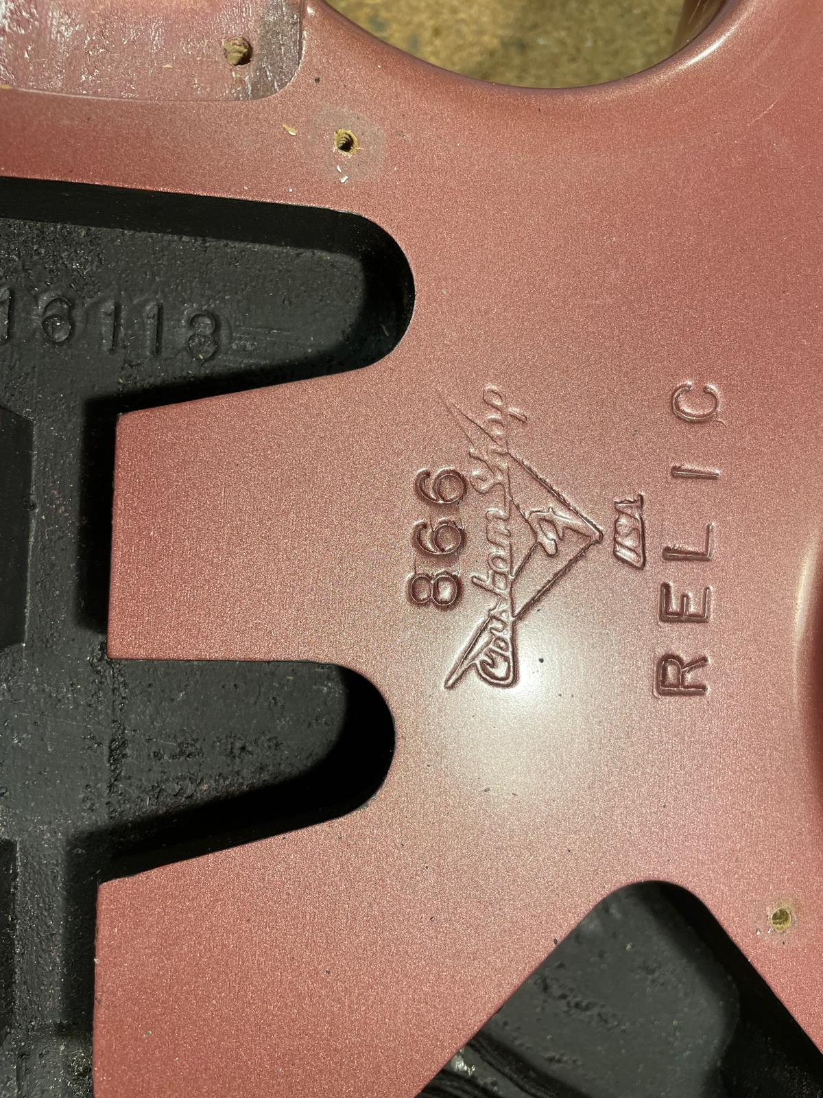 SOLD - 1997 Fender Custom Shop '60 Cunetto Relic Stratocaster Burgundy Mist